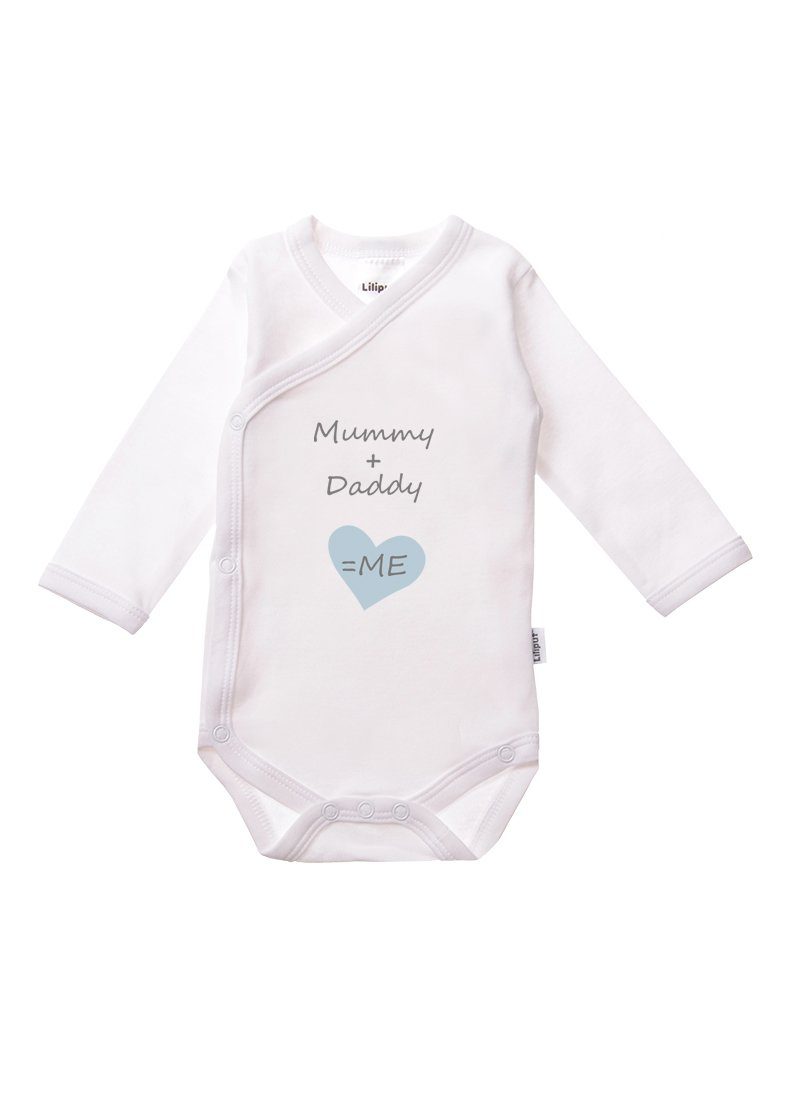 Liliput Wickelbody Mummy + Daddy (2-tlg) praktischer Druckknopfleiste mit