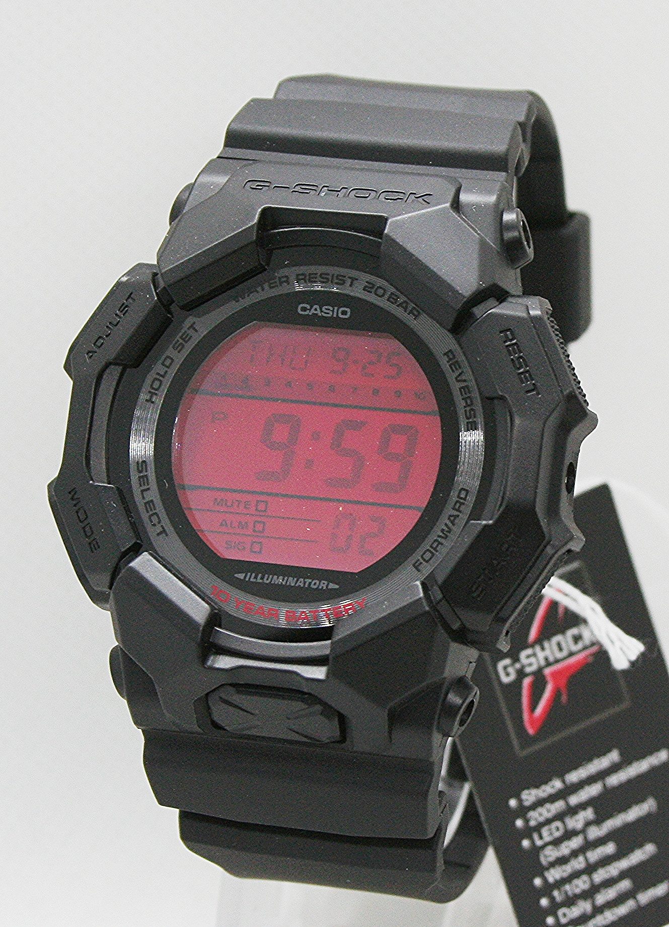 CASIO G-SHOCK Digitaluhr Casio G Shock Herrenuhr GD-010BBR-1ER, (1-tlg)