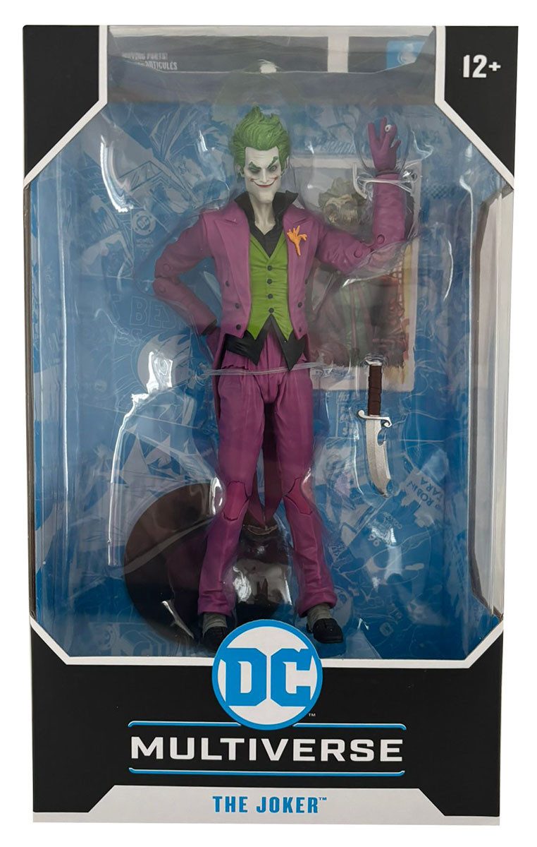 McFarlane Toys Actionfigur DC Multiverse The Joker, Actionfigur mit beweglichen Gelenken, Messer