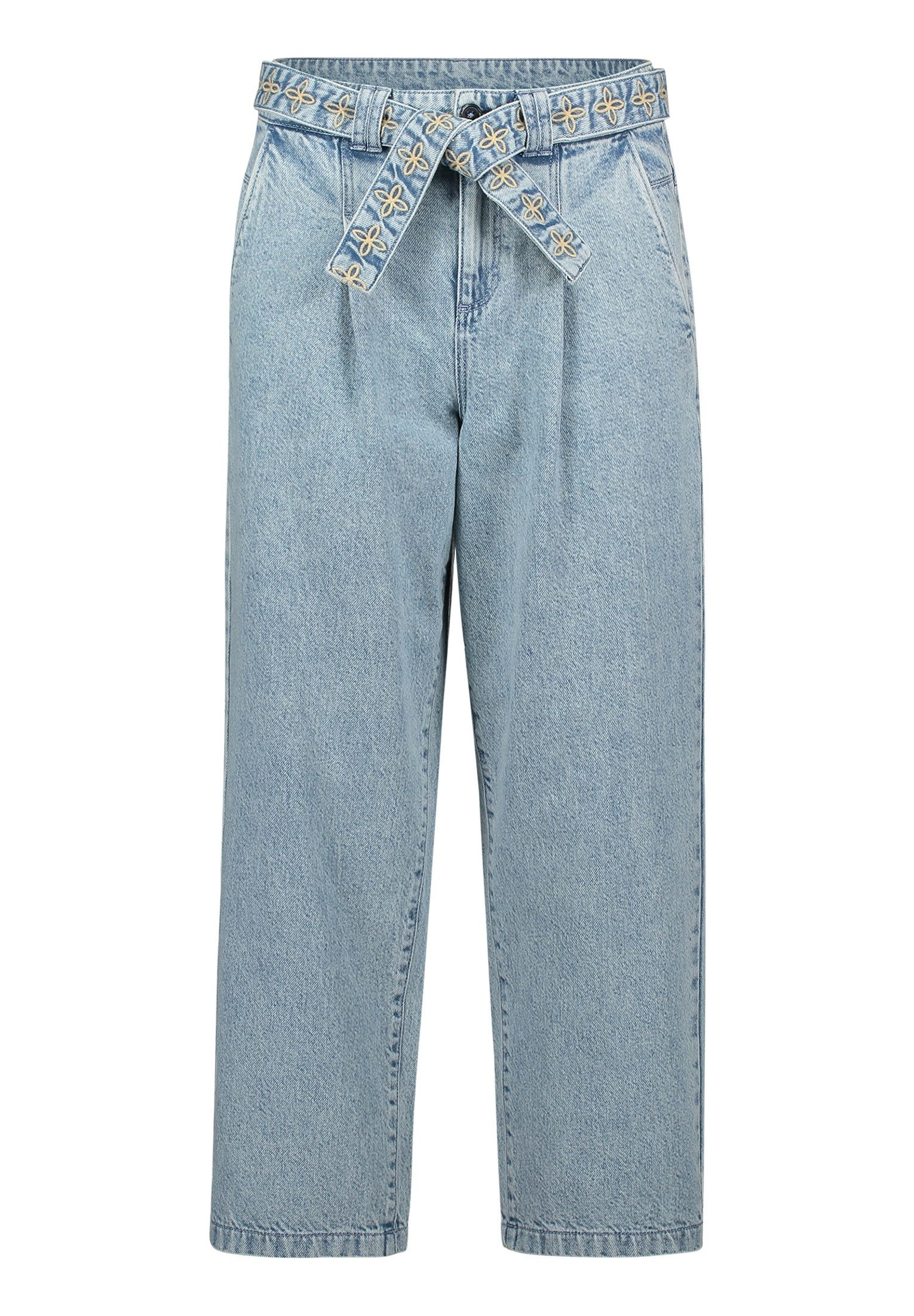 Ankle-Jeans Damen mit Stickerei