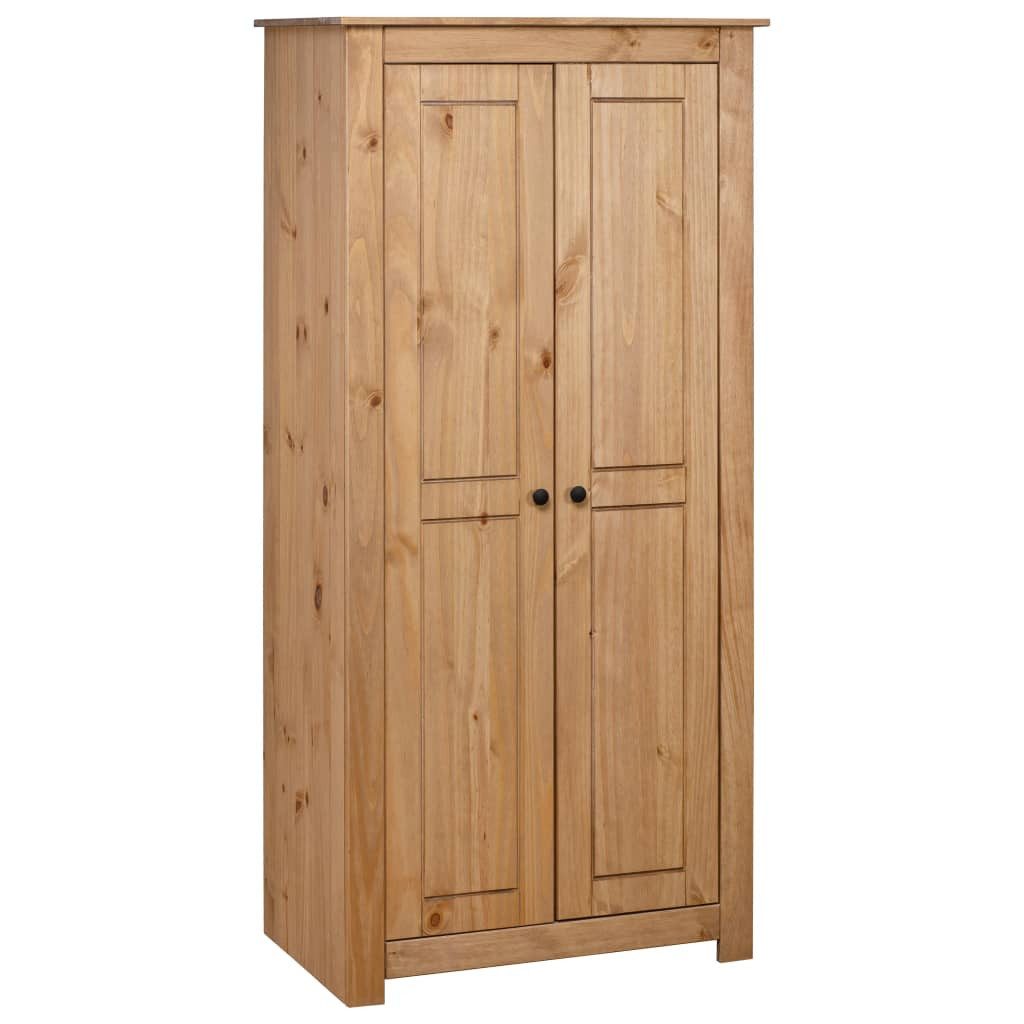 furnicato Kleiderschrank 80x50x171,5 cm Kiefernholz Panama (1-St)