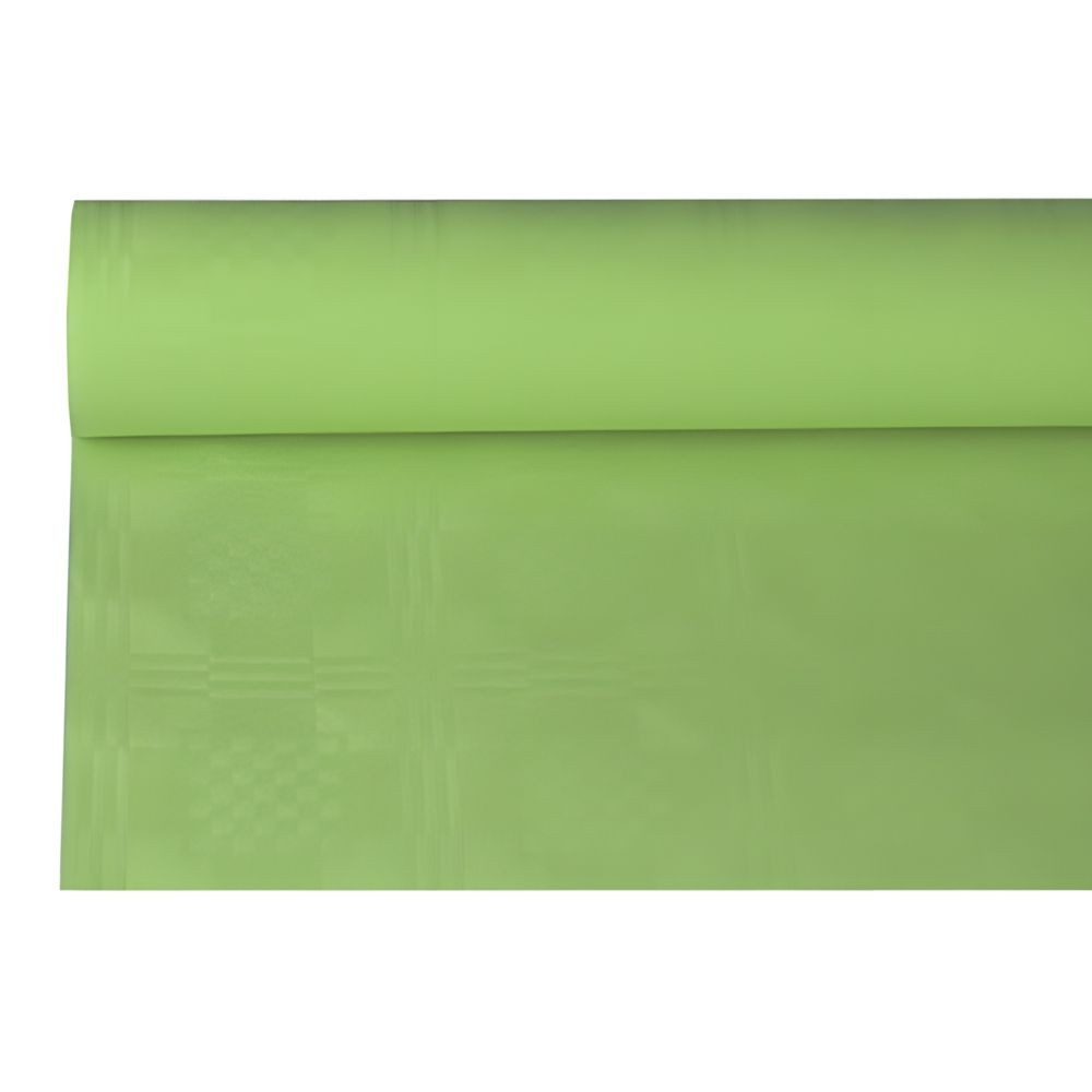 PAPSTAR Tischdecke Papiertischtuch mit Damastprägung 8 m x 1,2 m olive