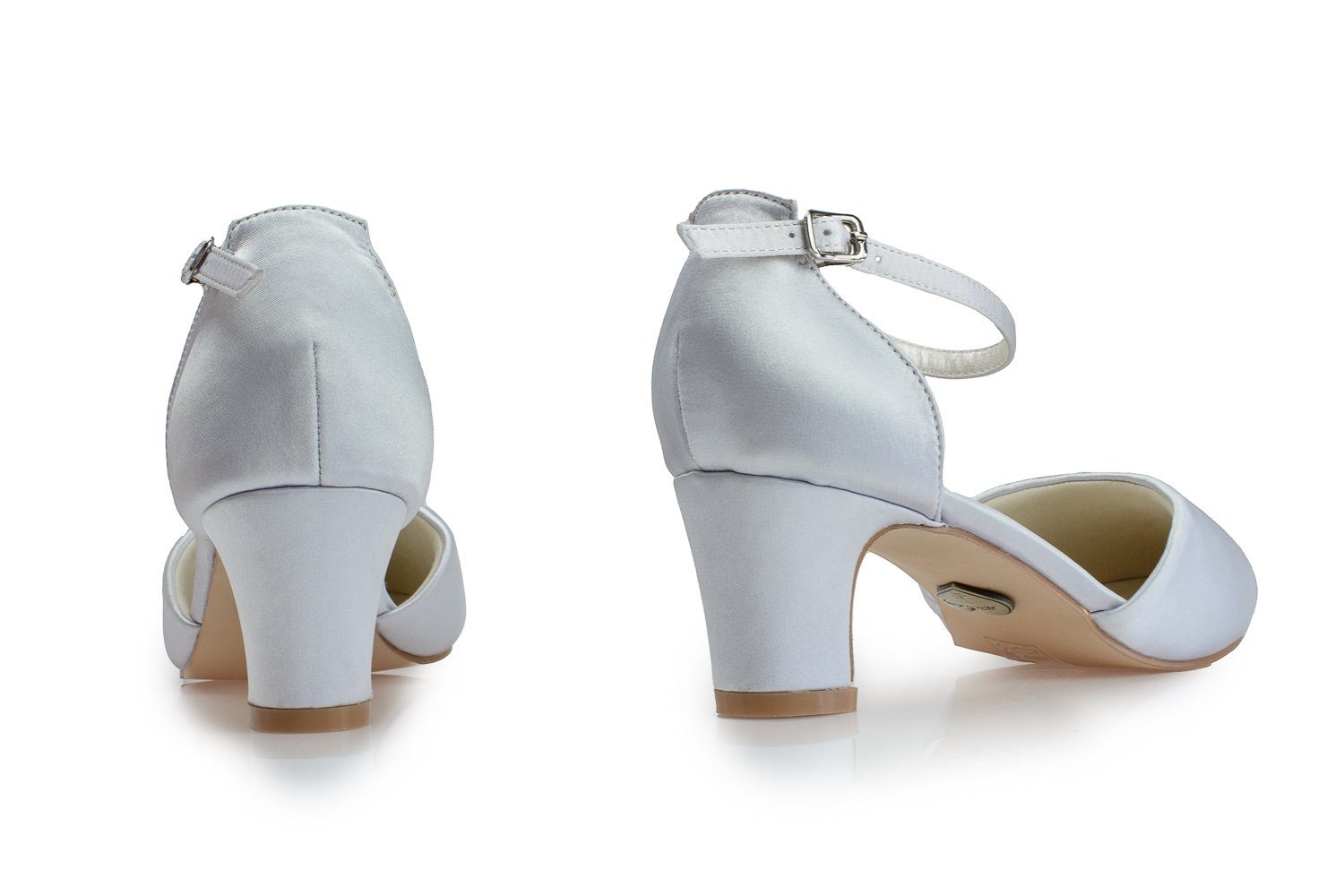 White Lady 700 Satin - Riemchen Pumps Slingpumps – Bild 4 von 5