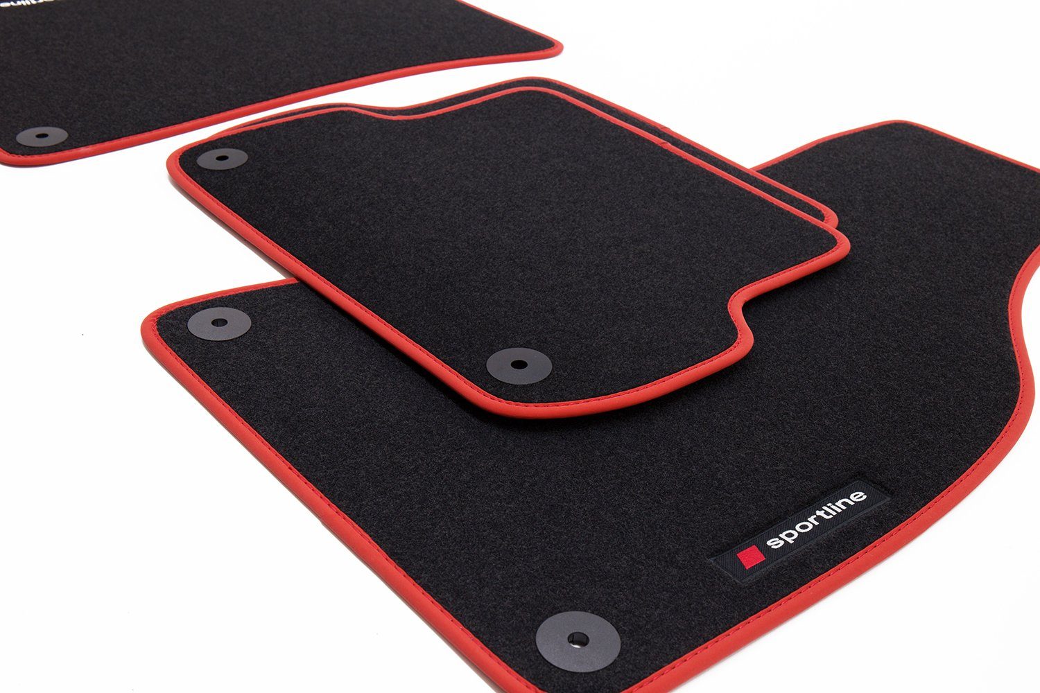 teileplus24 Auto-Fußmatten PV103 Velours Fußmatten Set kompatibel mit Audi A4 B8 8K 2008-2015 – Bild 5 von 5