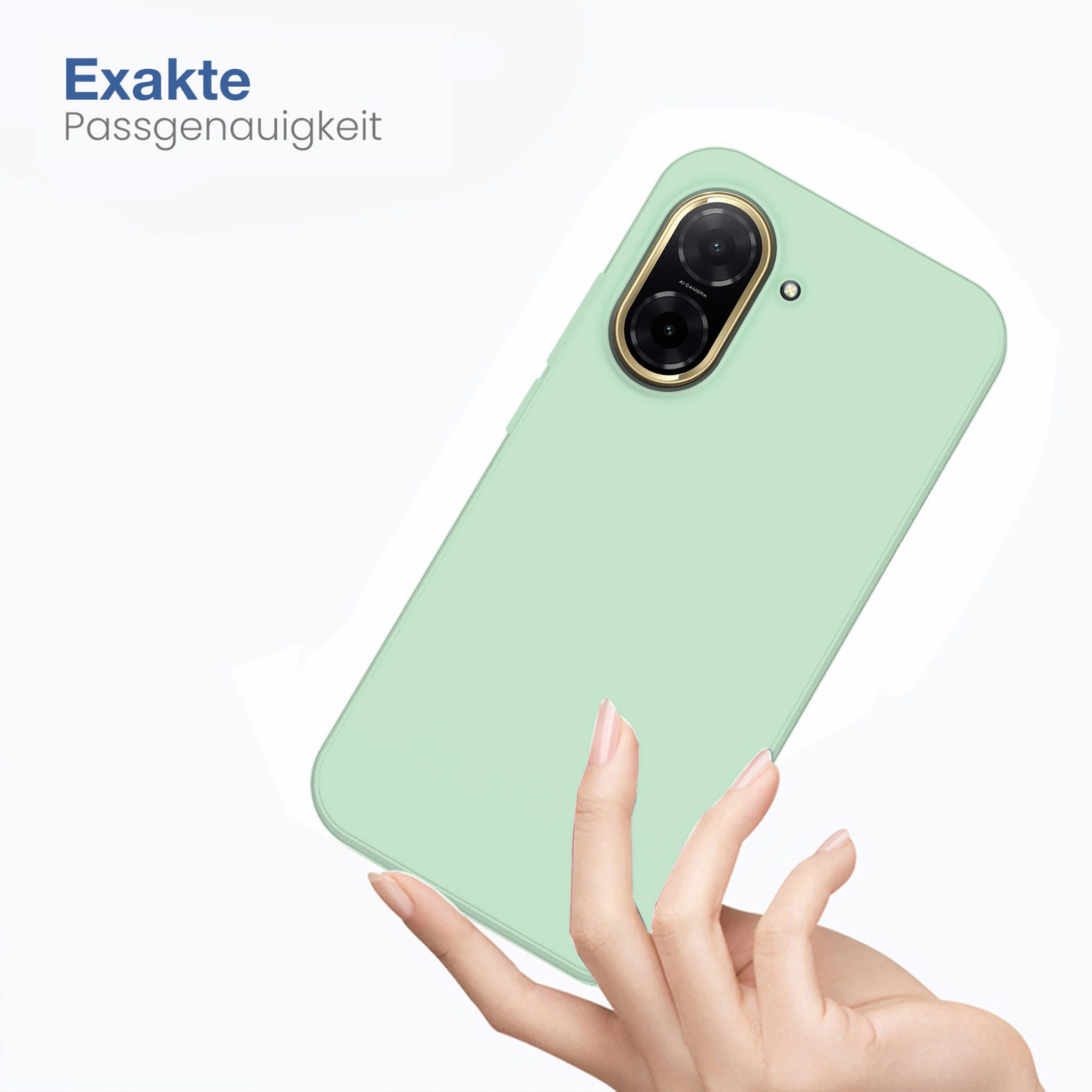 Tec-Expert Handyhülle SoftGrip Cover Hülle für Xiaomi Redmi A5 6.88 Zoll, 6.88", Handy Case Bumper integrierter Kameraschutz flexibel – Bild 5 von 5