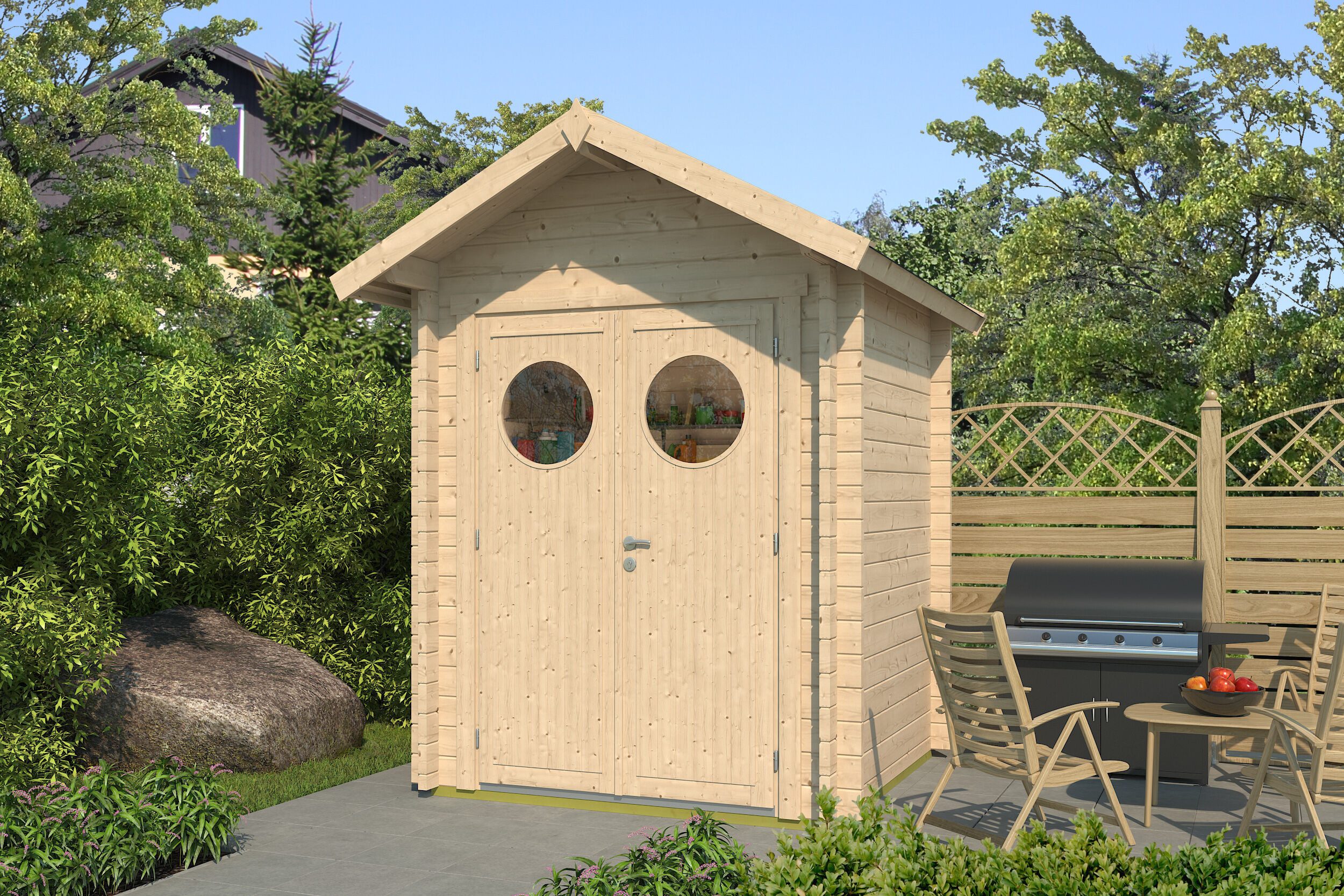 Fjordholz Gartenhaus Lexi 44 A Premium