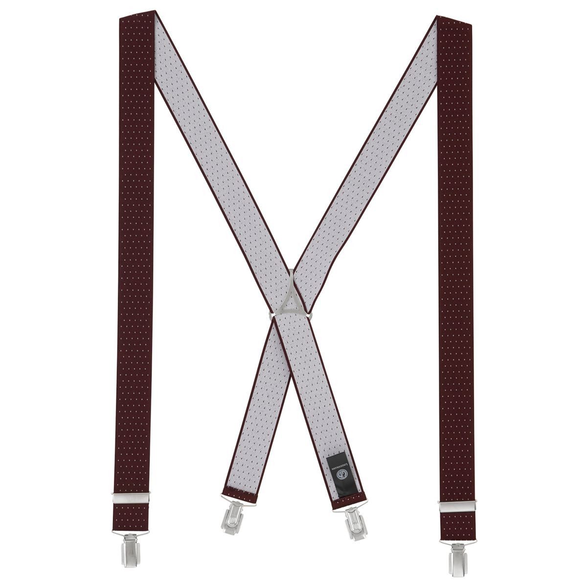 LINDENMANN Hosenträger Hosenträger STC LINDENMANN X-Form bordeaux