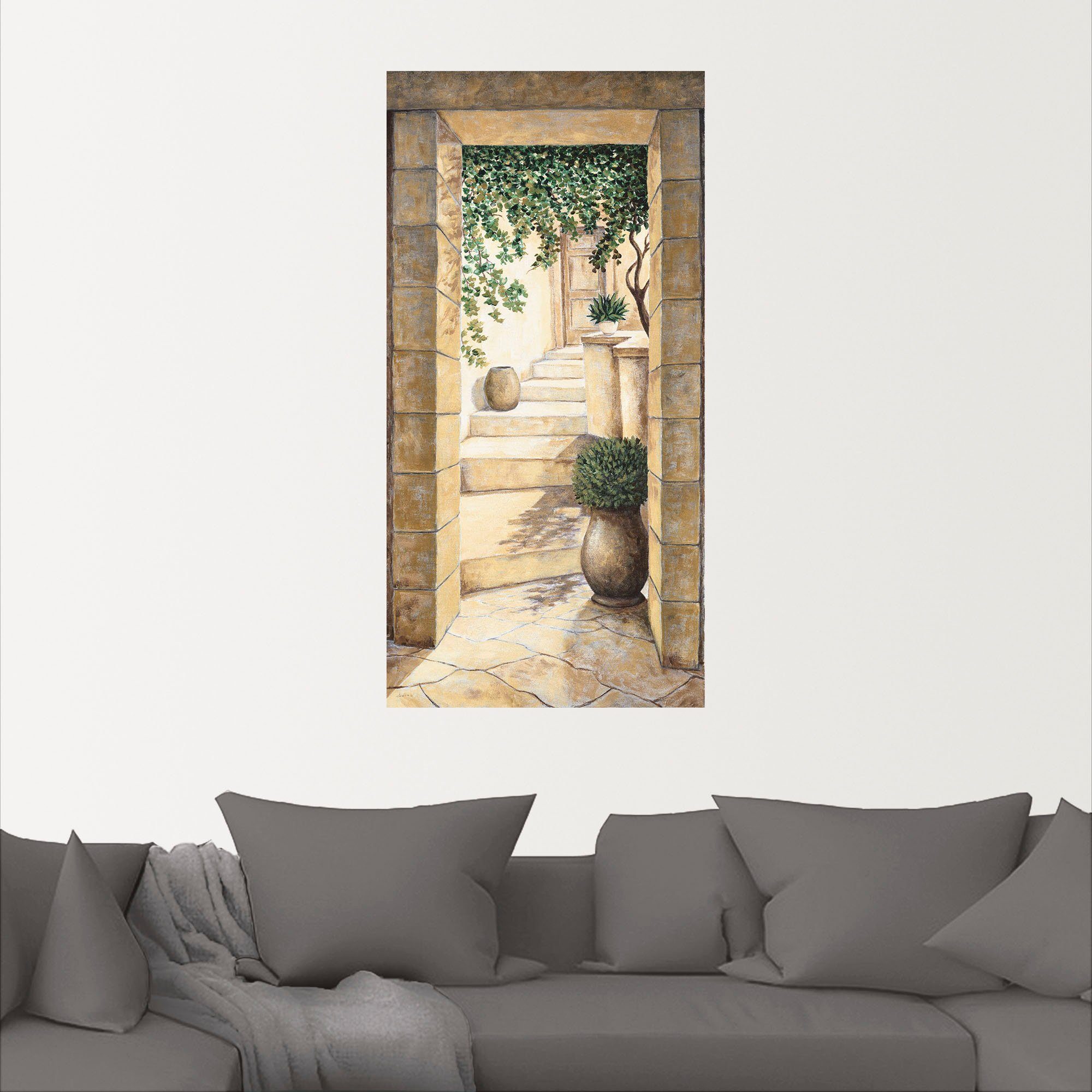 Artland Wandbild Eingang - Fresco, Fenster günstig online kaufen