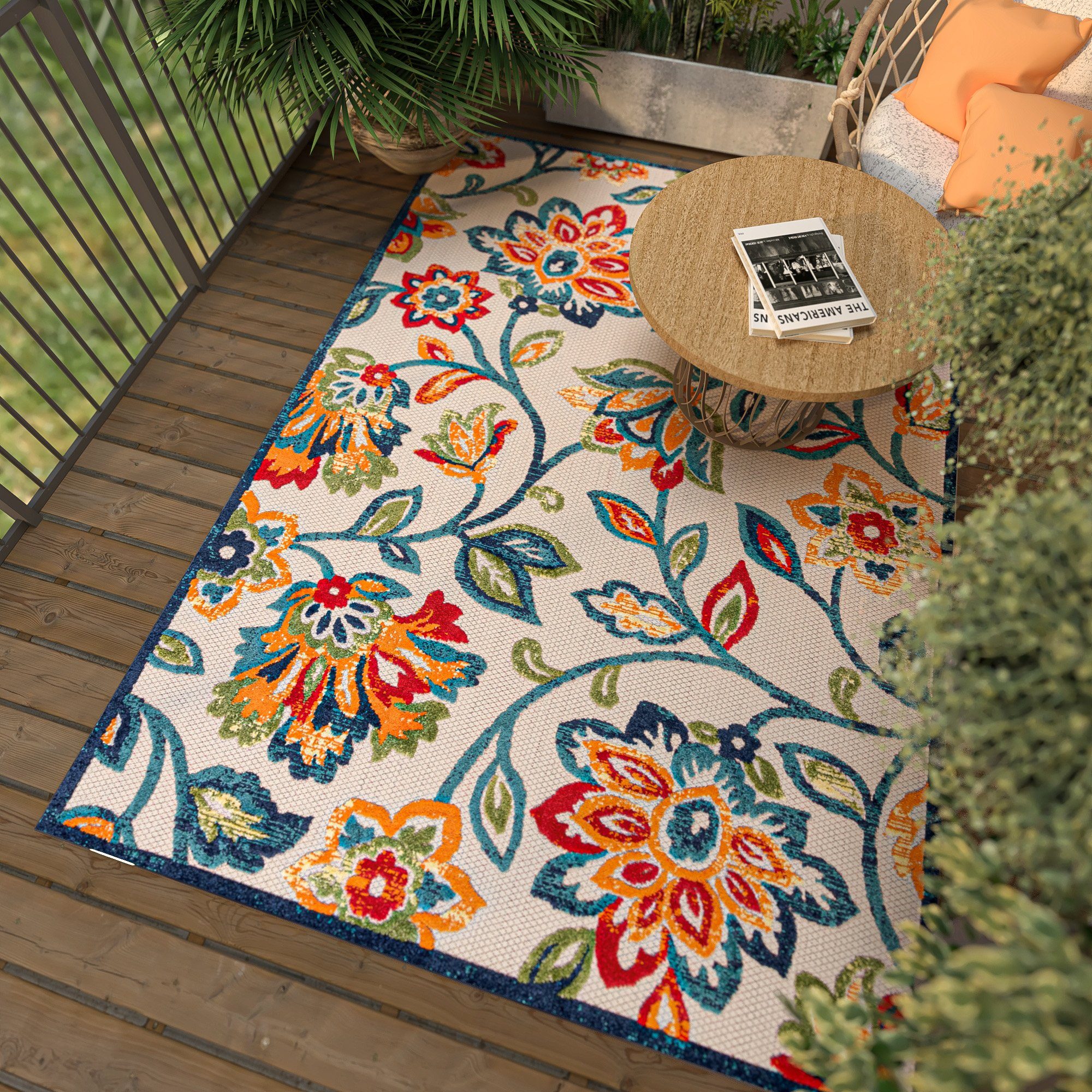 Mazovia Designteppich In- & Outdoor Teppich Wetterfest & UV-beständig Balko günstig online kaufen