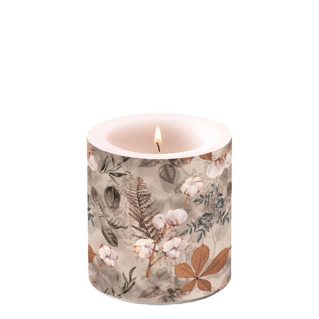 Ambiente® Papierserviette Kerze klein – Candle small – Format: Ø 7,5 cm x 9 cm – Brenndauer: 35