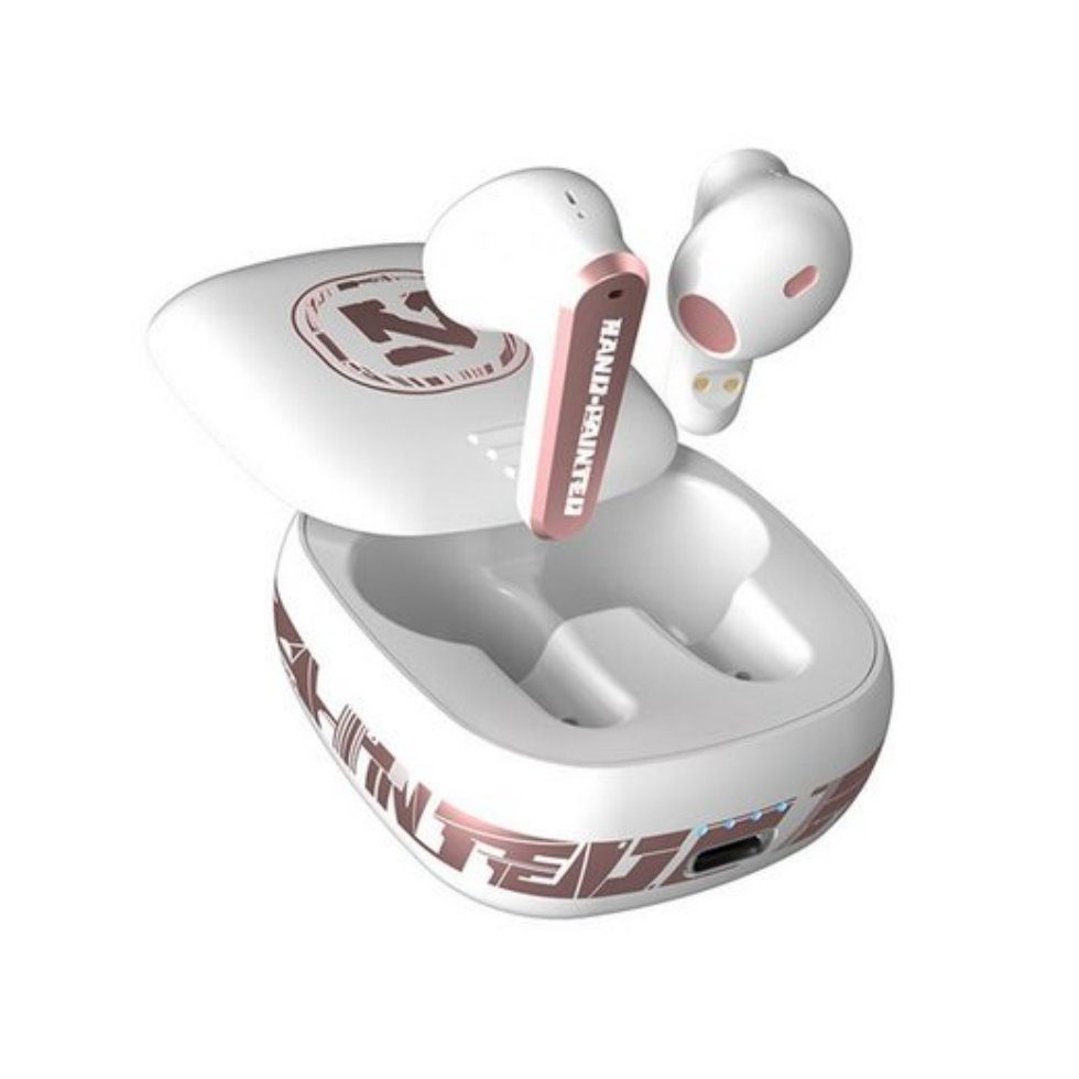 REDOM Kopfhörer Headset Ohrhörer Earbuds Bluetooth 5.2 In Ear Kabellos Bluetooth-Kopfhörer (Typ-C-Schnellladung, Vioce assistant, Bluetooth, True Wireless, Touch Control, IP6 Wasserdicht, 50 Stunden Spielzeit) Weiß