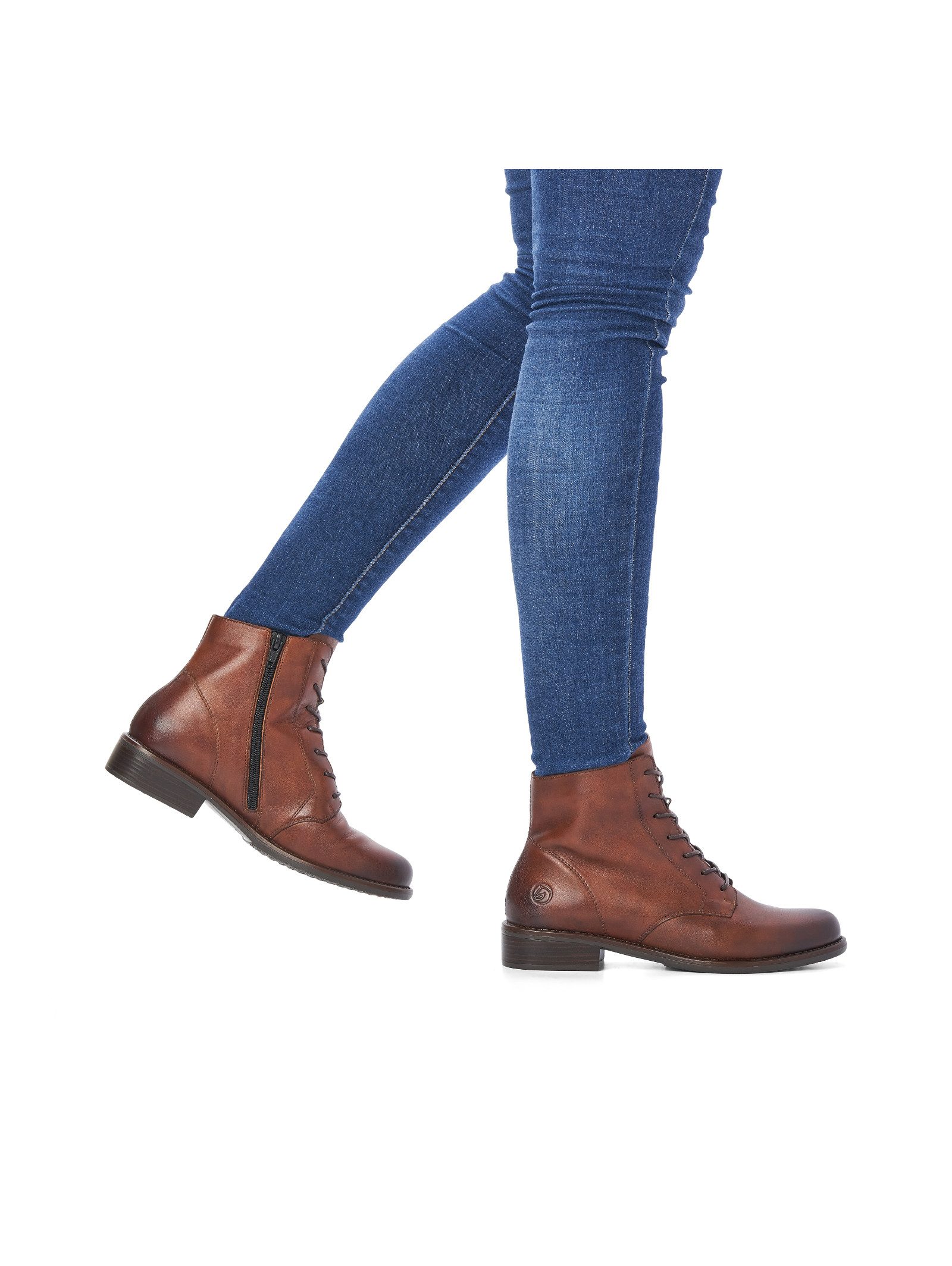 Remonte Remonte Stiefelette Glattleder Schnürstiefelette