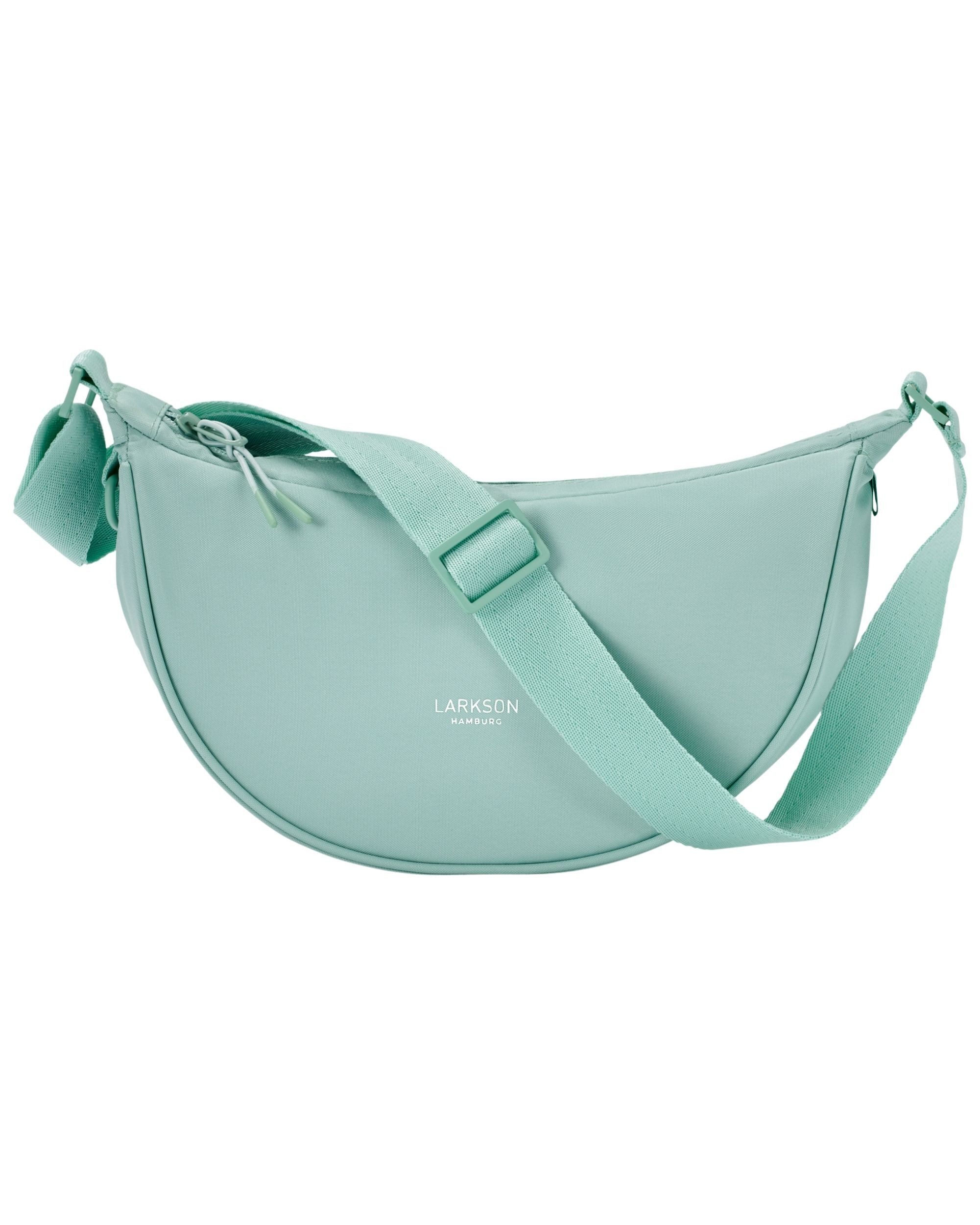LARKSON Umhängetasche Solveig Small Halbmondtasche für Damen und Herren, Stylische Crossbody Bag in Halbmond Form