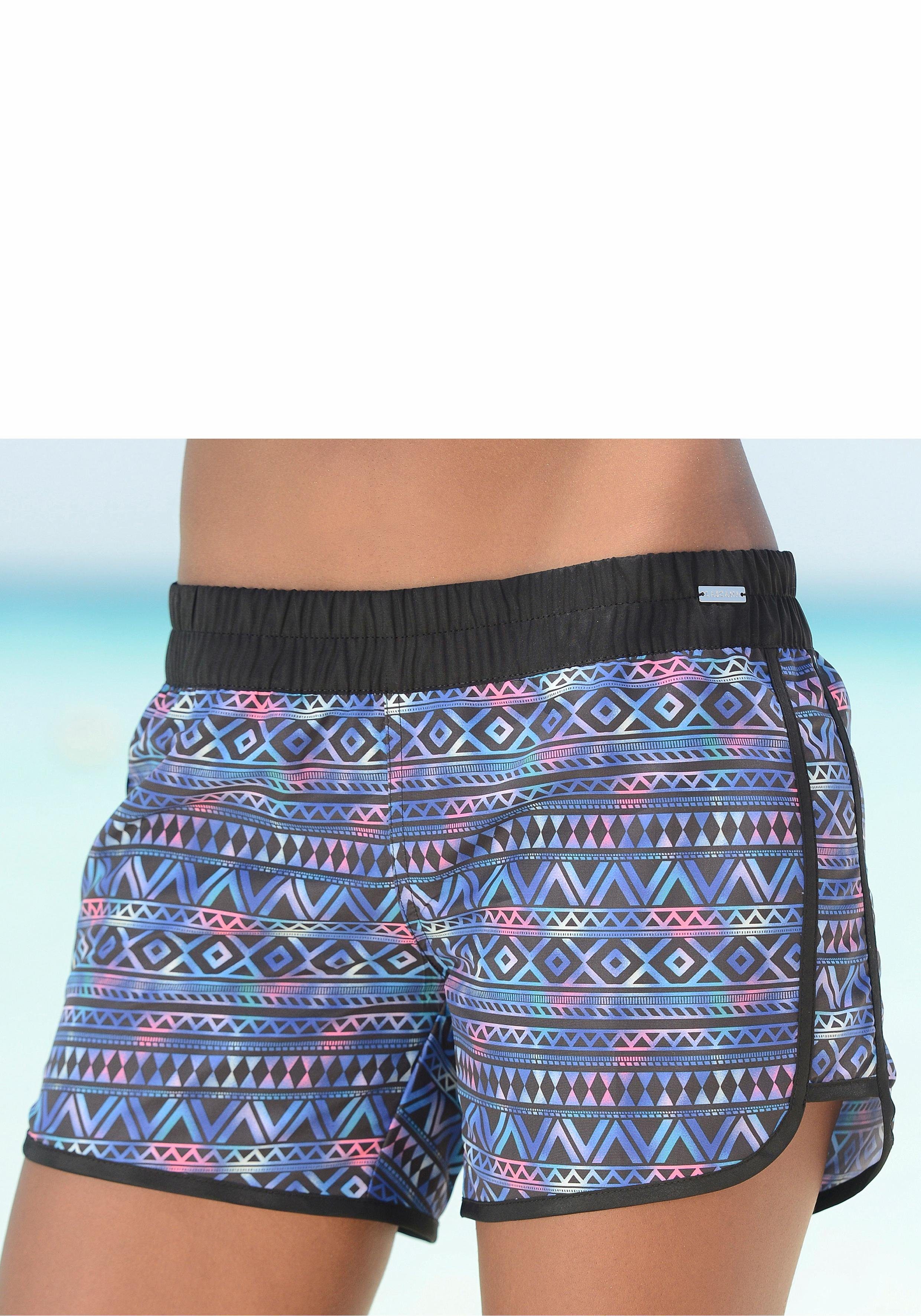 LASCANA Badeshorts elastisches Bündchen, mit Gesäßtasche, softe Microfaser- günstig online kaufen