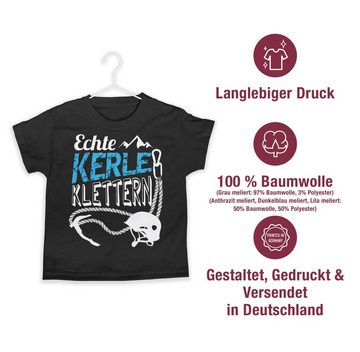 Shirtracer T-Shirt Echte Kerle klettern Kinder Sport Kleidung