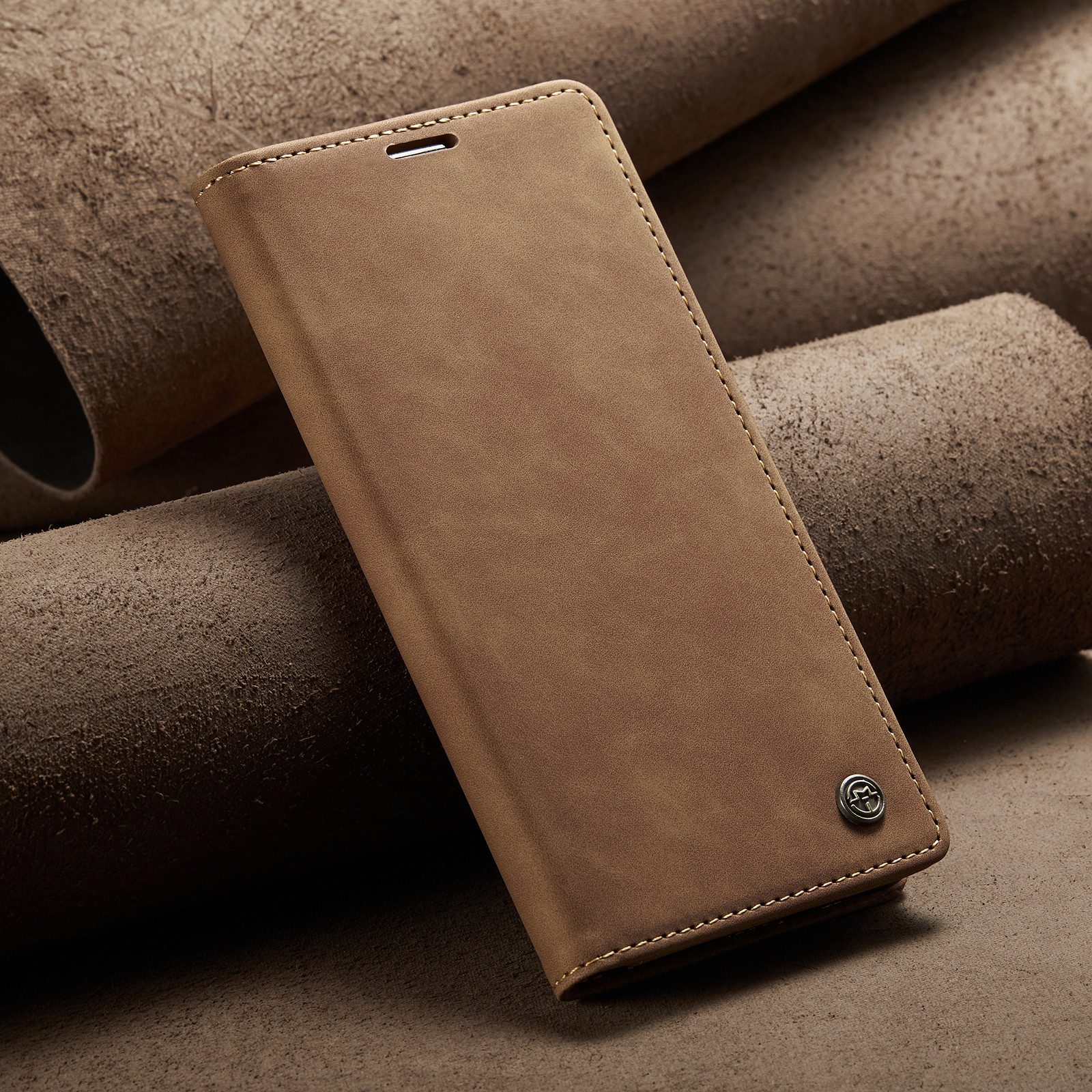 CaseMe Handyhülle Premium Hülle für Samsung Klapphülle