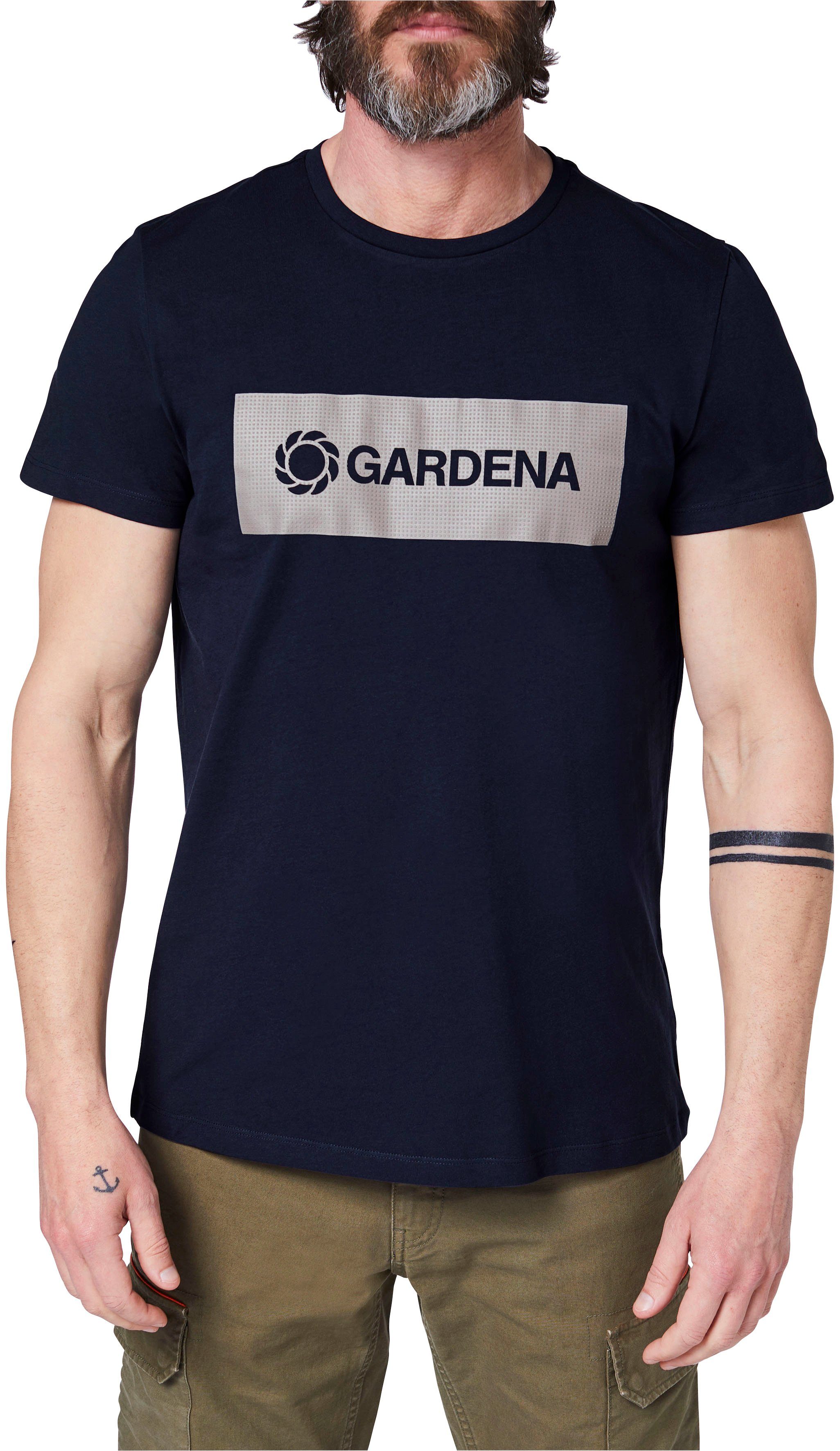 T-Shirt Sky GARDENA Night Gardena-Logodruck mit