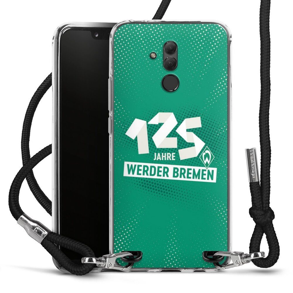 DeinDesign Handyhülle 125 Jahre Werder Bremen Offizielles Lizenzprodukt, Huawei Mate 20 Lite Handykette Hülle mit Band Case zum Umhängen