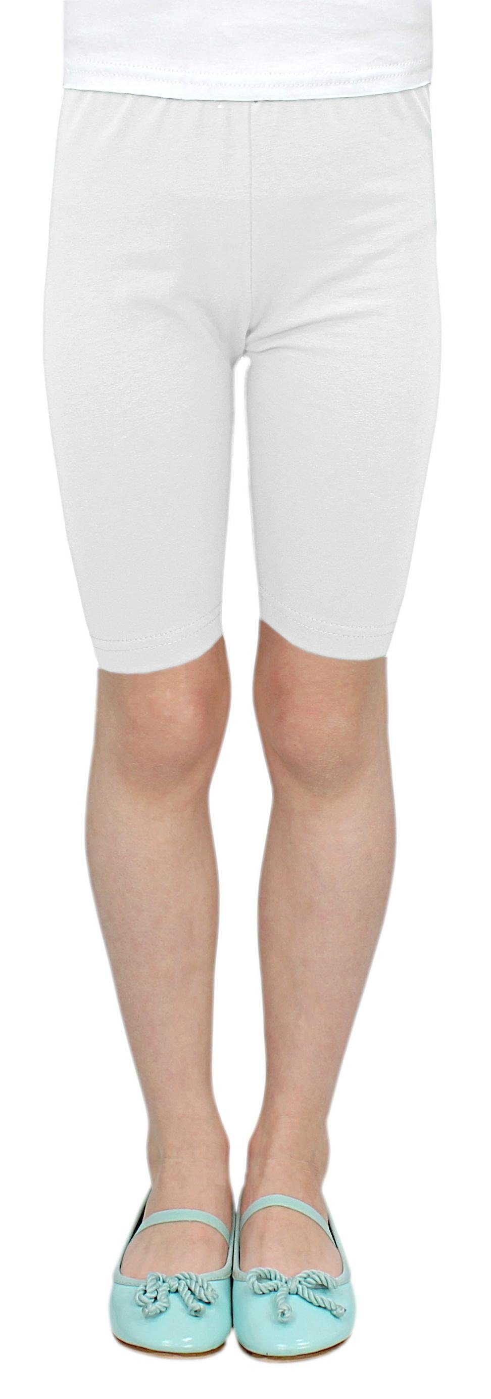 Radlerhose TupTam Pack Radlerhose 3er TupTam Kurz Mädchen Weiß Leggings