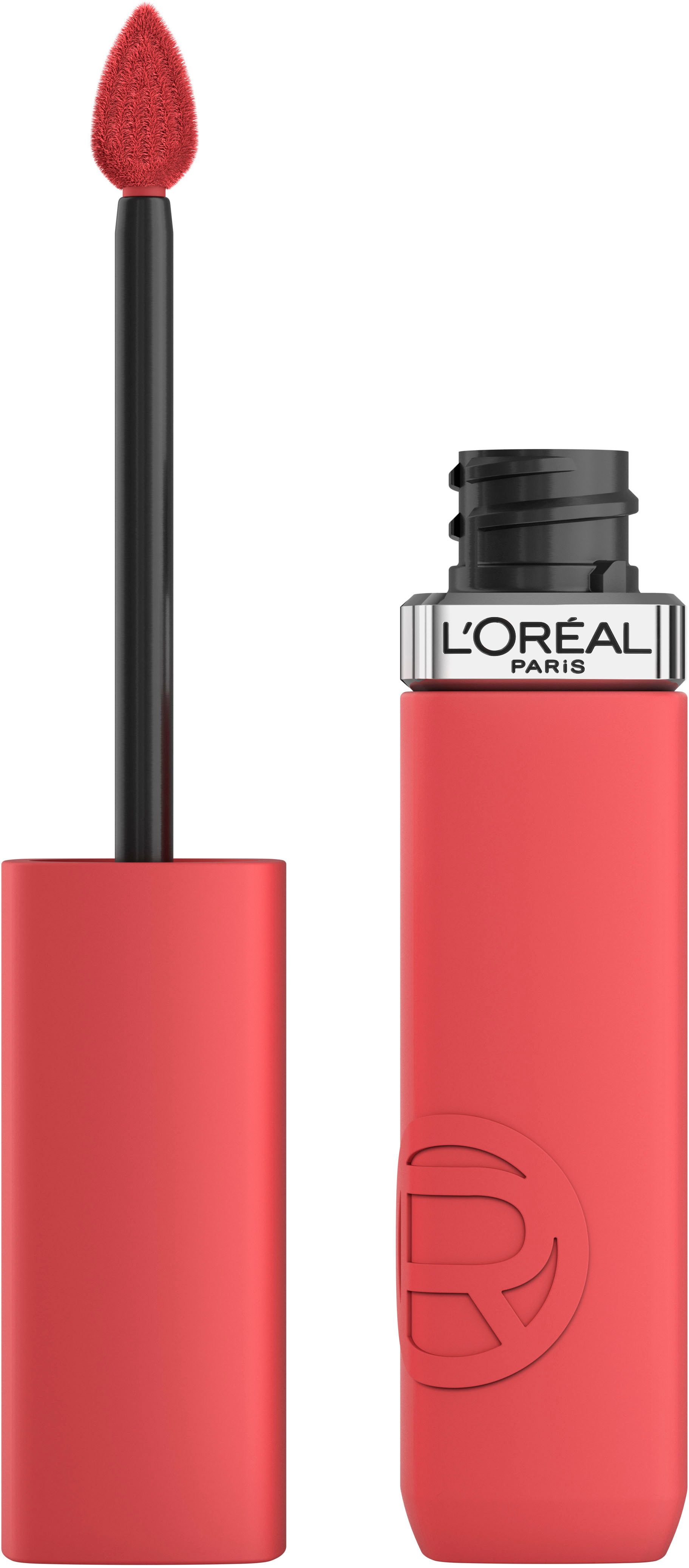 L'ORÉAL PARIS Lippenstift INFAILLIBLE MATTE RESISTANCE 16H, für einen ausdrucksstarken Look, langanhaltende Formel