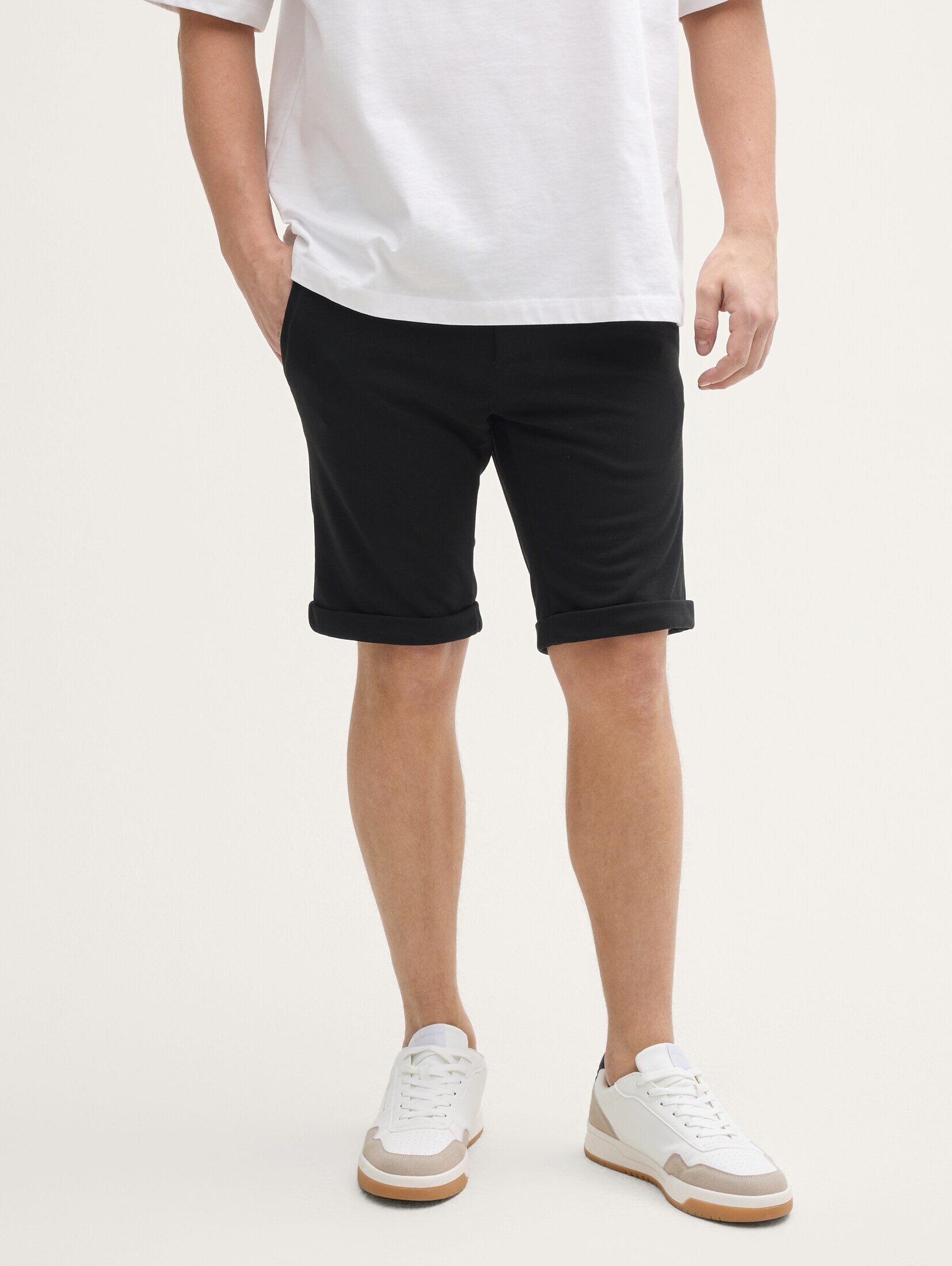 TOM TAILOR Denim Shorts Slim Piqué günstig online kaufen