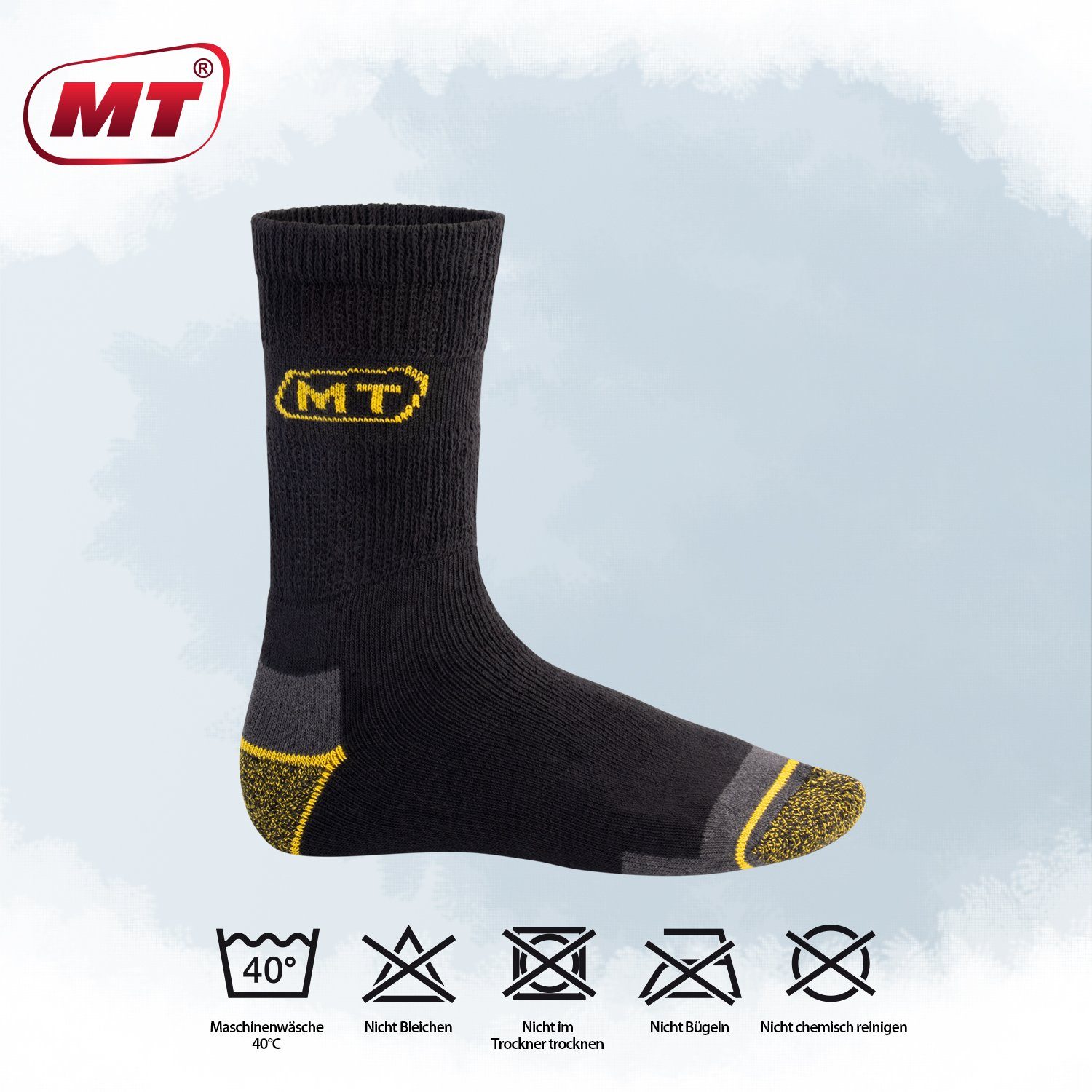 MT Arbeitssocken Herren Arbeits-/Freizeitsocken (6/12 Paar) Robuste Work Socken