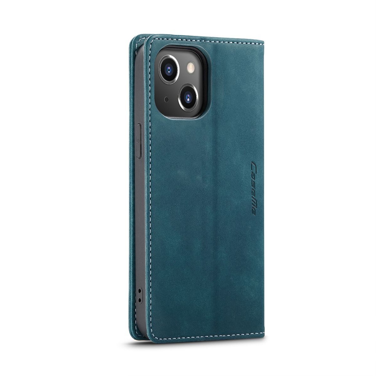 König Design Handyhülle Handytasche Schutzhülle für iPhone 14 Plus, Handy Klapphülle Case Tasche – Magnetverschluss & Kartenfach