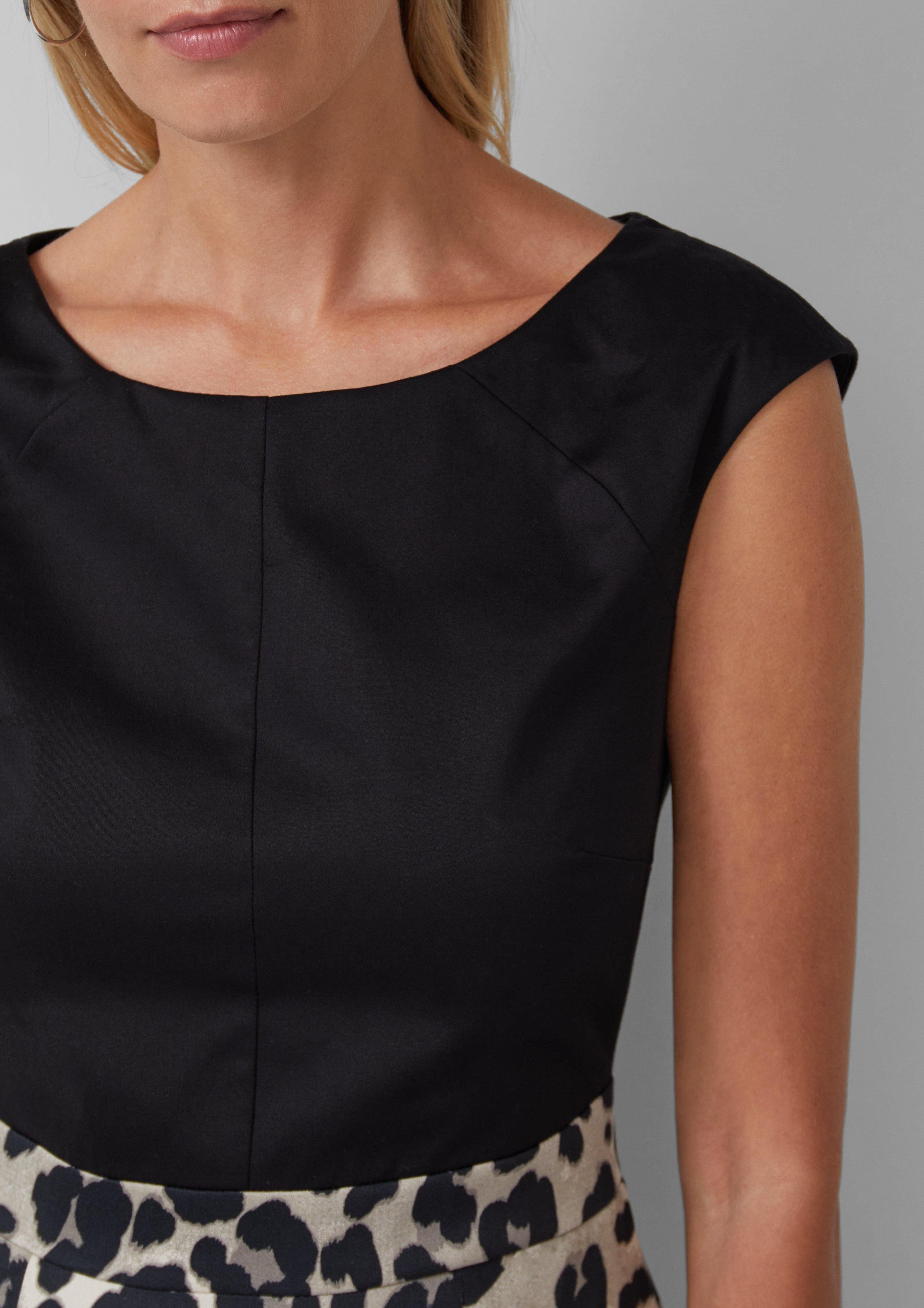 s.Oliver BLACK LABEL Minikleid Ausgestelltes Etuikleid günstig online kaufen