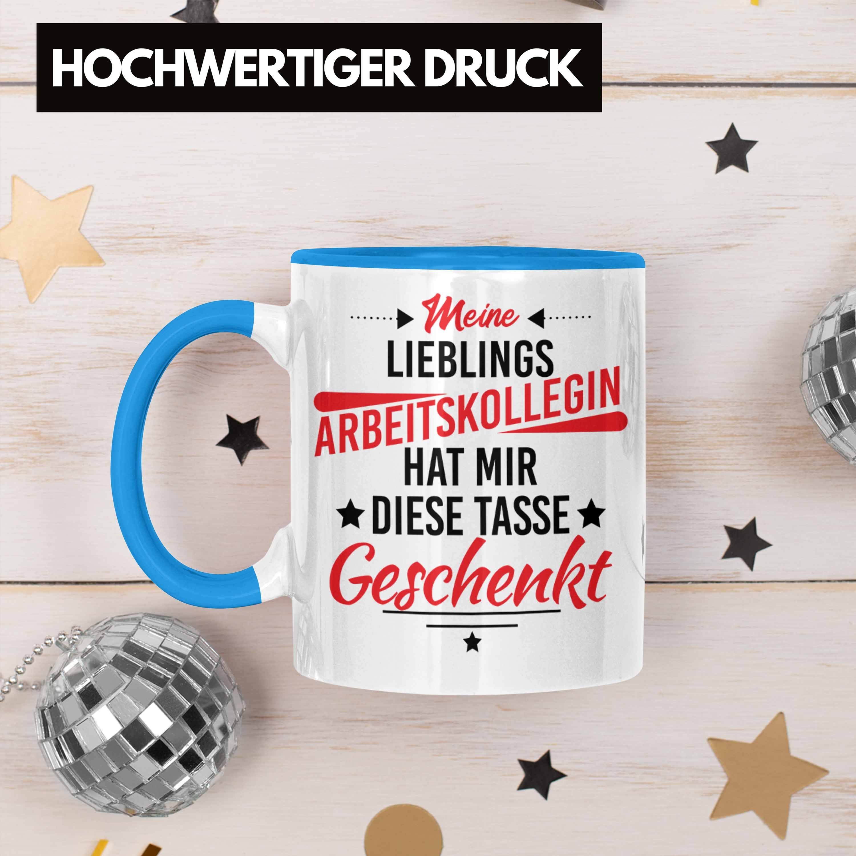 Trendation Tasse Trendation - Bester Kollege Tasse Geschenk Lieblingskollege mit Spruch