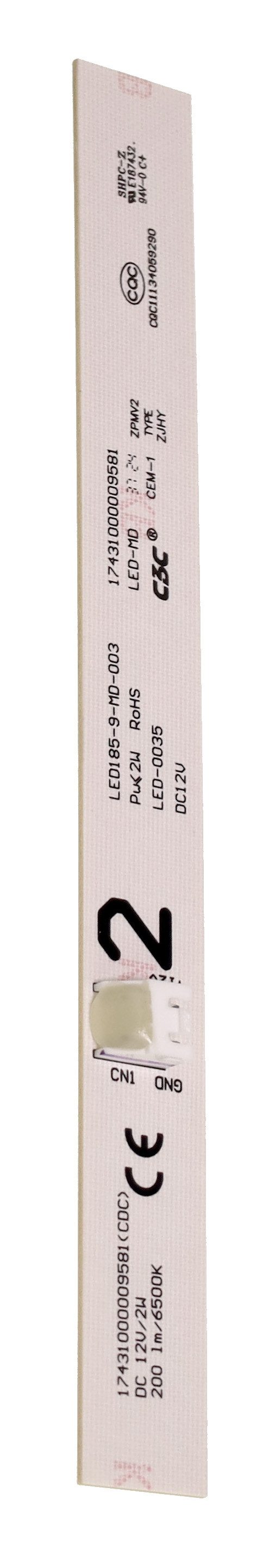 Montagezubehör Kühlschrank Midea 17431000009581 LED-Beleuchtungsmodul für... Kühl- / Gefrier-Komb