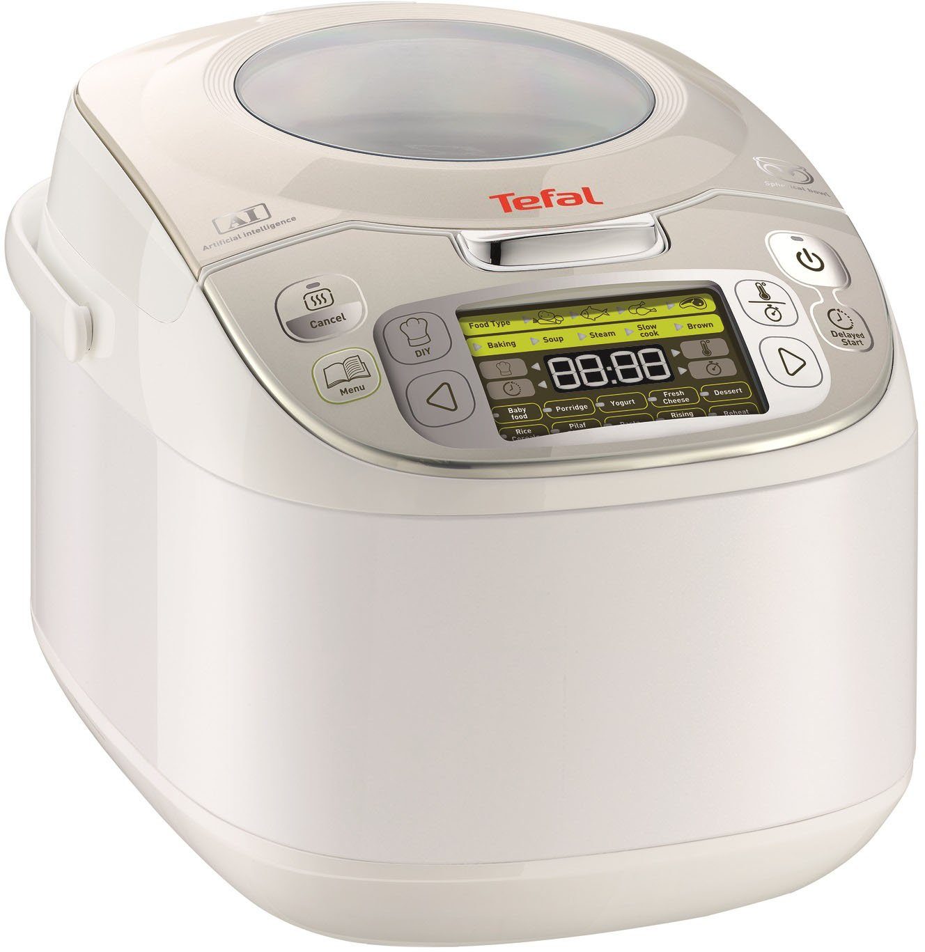 Tefal Мультиварки 45in1 RK8121, 750 W, 45 automatische Kochprogramme, verzögerter Start, 5L Kapazität