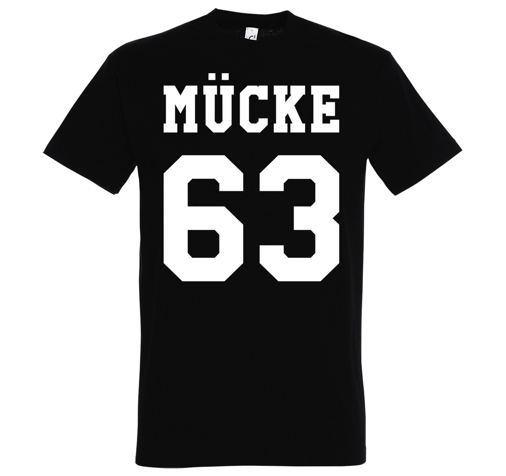 Youth Designz T-Shirt Mücke 63 Herren Shirt mit modischem Spruch Aufdruck Schwarz