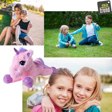 Kuscheltier großes Einhorn Plüscheinhorn Plüschtier Stofftier Unicorn 45cm pink