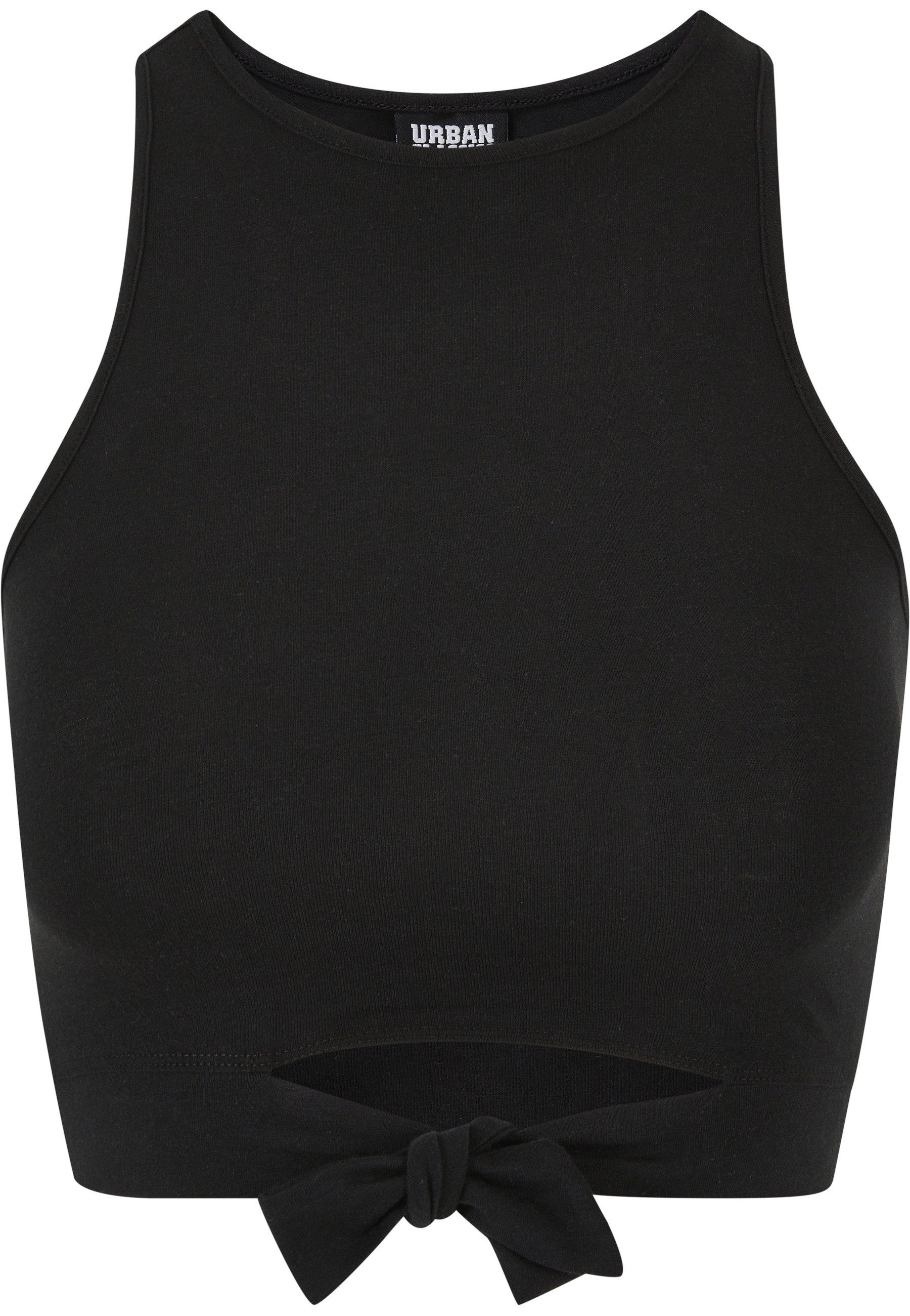 URBAN CLASSICS Tanktop Urban Classics Damen Ladies Cropped Knot Top (1-tlg)