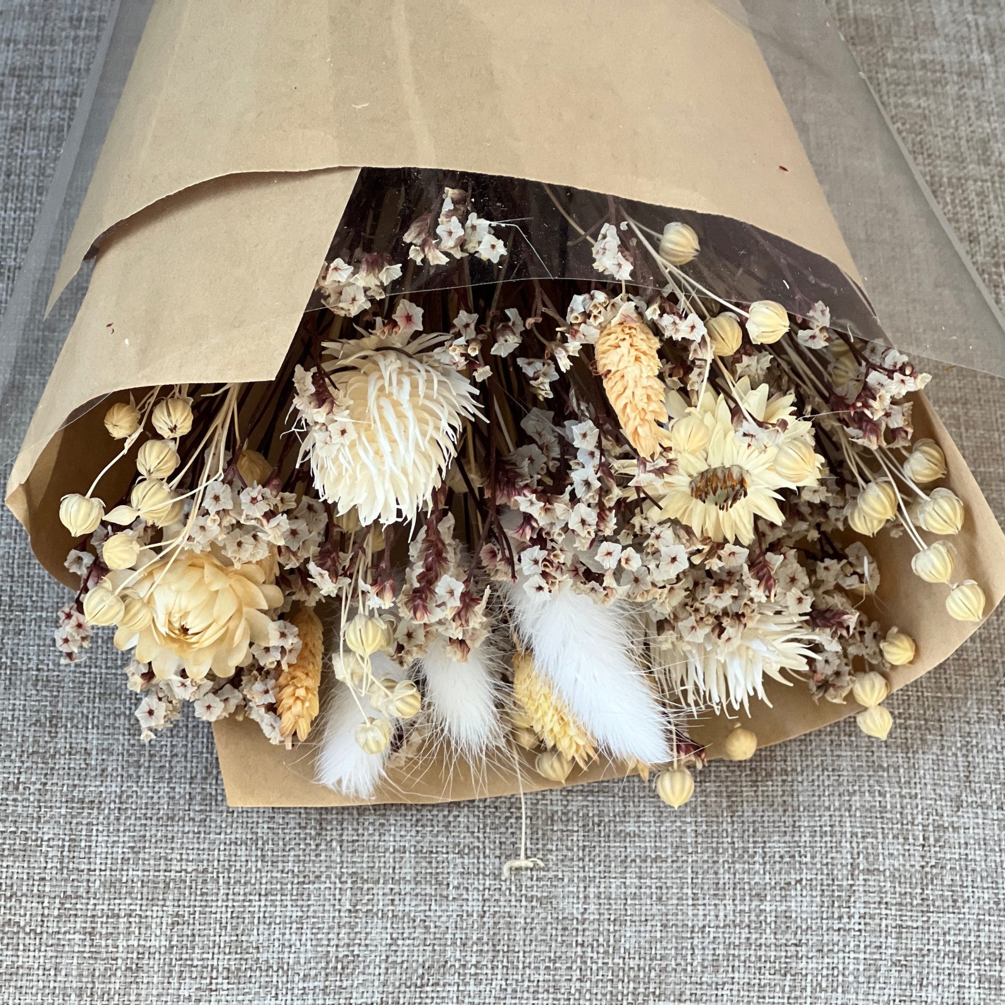 Trockenblume Trockenblumenstrauß Deko-Blumen im Boho-Stil Trockenblumen günstig online kaufen