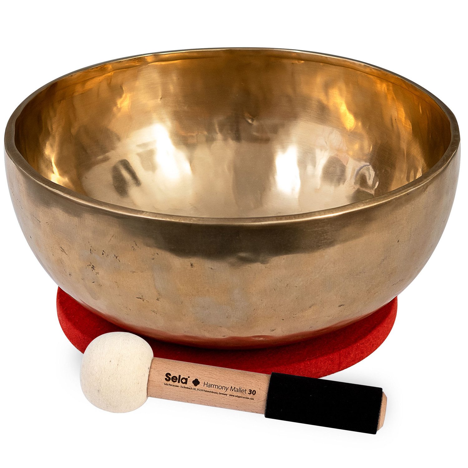 Sela Klangschalen Sela Klangschale se 266 Harmony 29 mit Schlägel,Harmony Singing Bowl, 29 cm, mit Schlägel