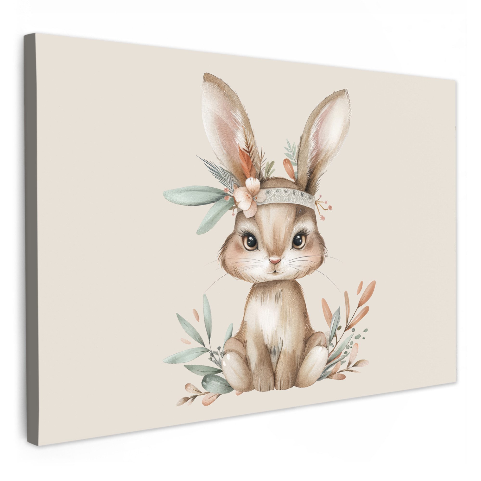 OneMillionCanvasses® Leinwandbild Hase - Tier - günstig online kaufen