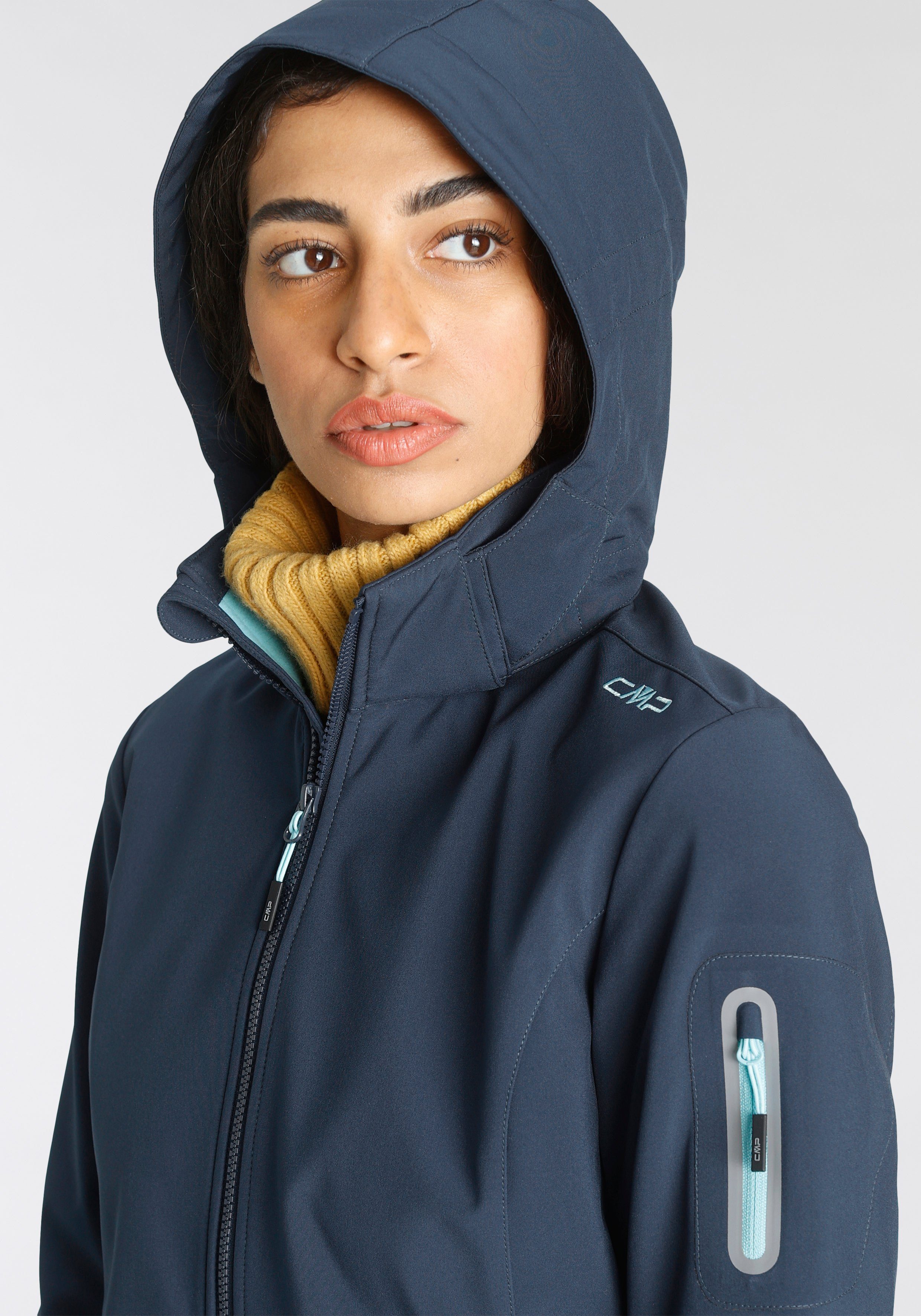 CMP marine Winddicht & & Atmungsaktiv Softshelljacke Wasserabweisend