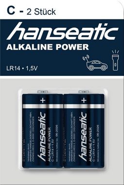 Hanseatic 10 Stück Baby C Batterien Alkaline LR14 Batterie, LR14 (1,5 V, 10 St)