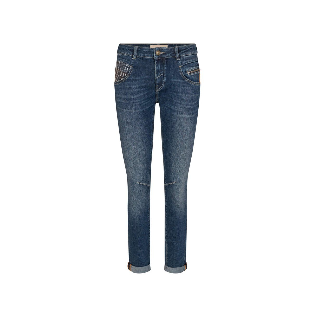Mos Mosh (1-tlg) 5-Pocket-Jeans uni