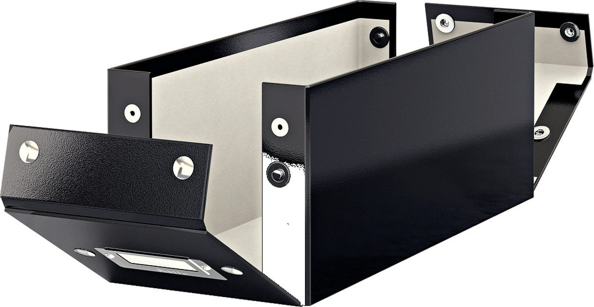 LEITZ Aufbewahrungsbox Ablagebox Click & Store CD schwarz (6 Stück)