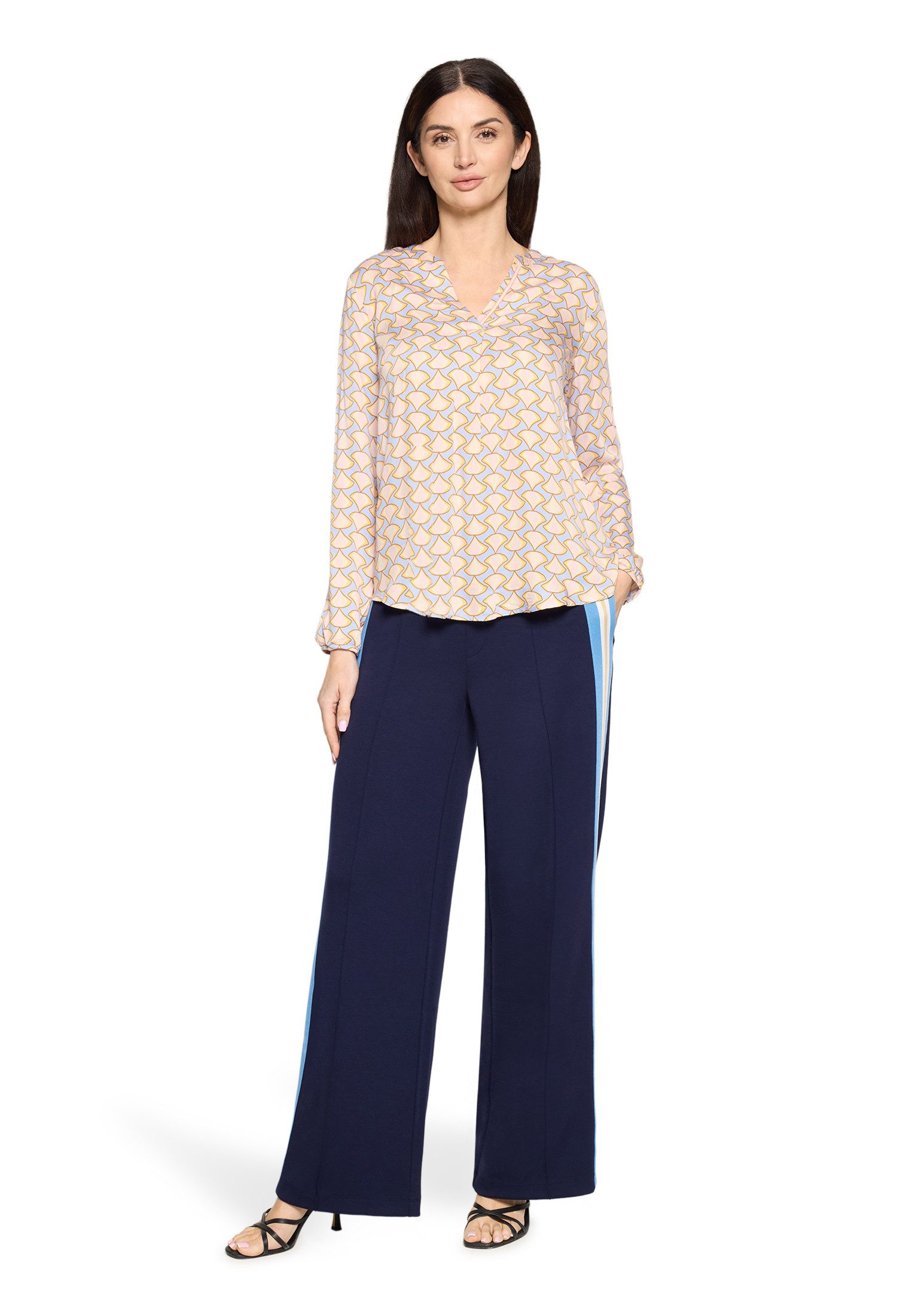 Cartoon Schlupfbluse Damen mit Muster