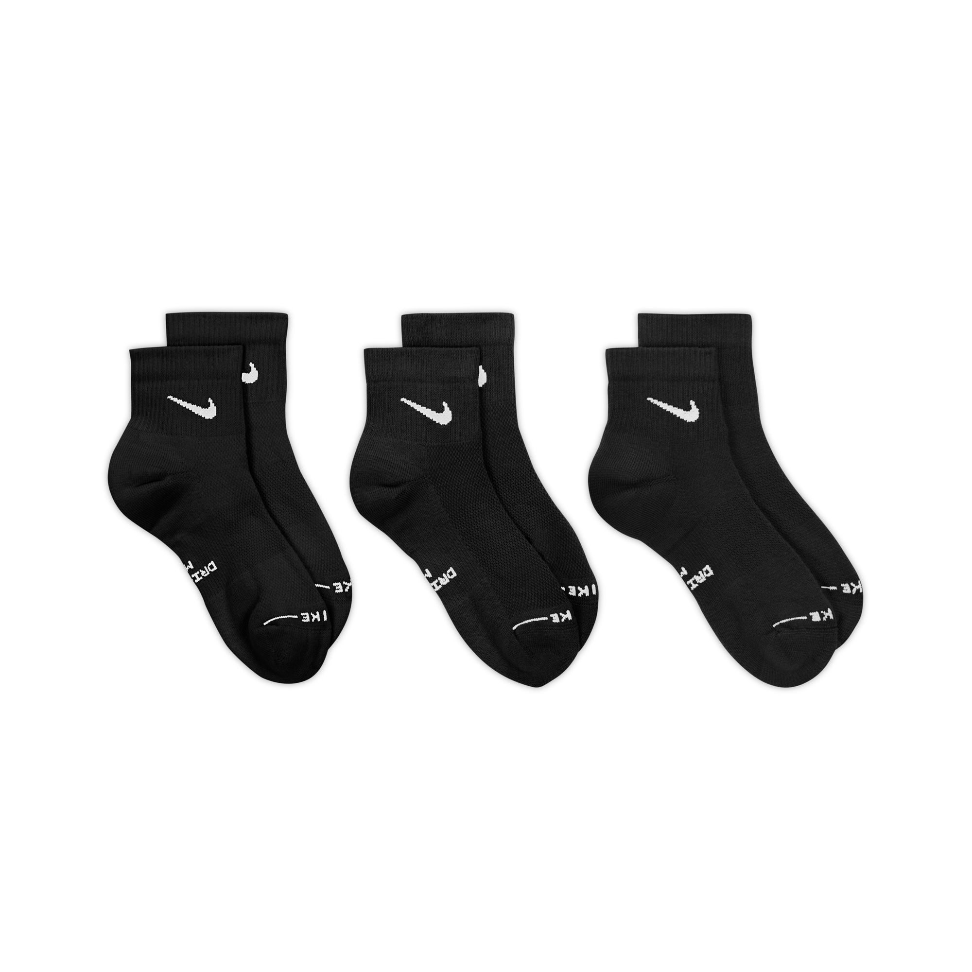 Nike Sportsocken U NK ED ELVD ANK 3P - 144 für Erwachsene, mit sportlichem Stil