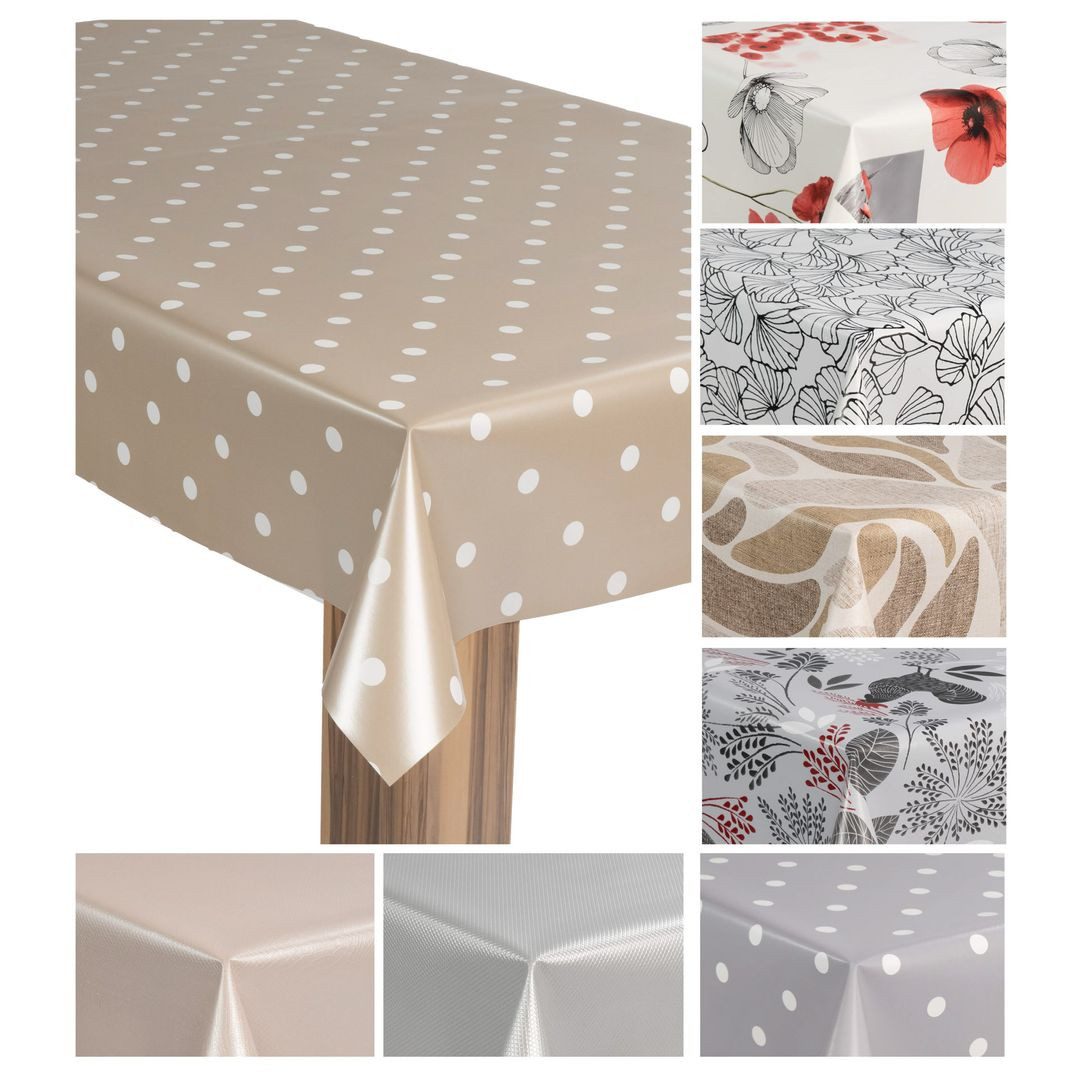 laro Tischdecke Wachstuch-Tischdecke Wachstischdecke Gartentischdecke günstig online kaufen