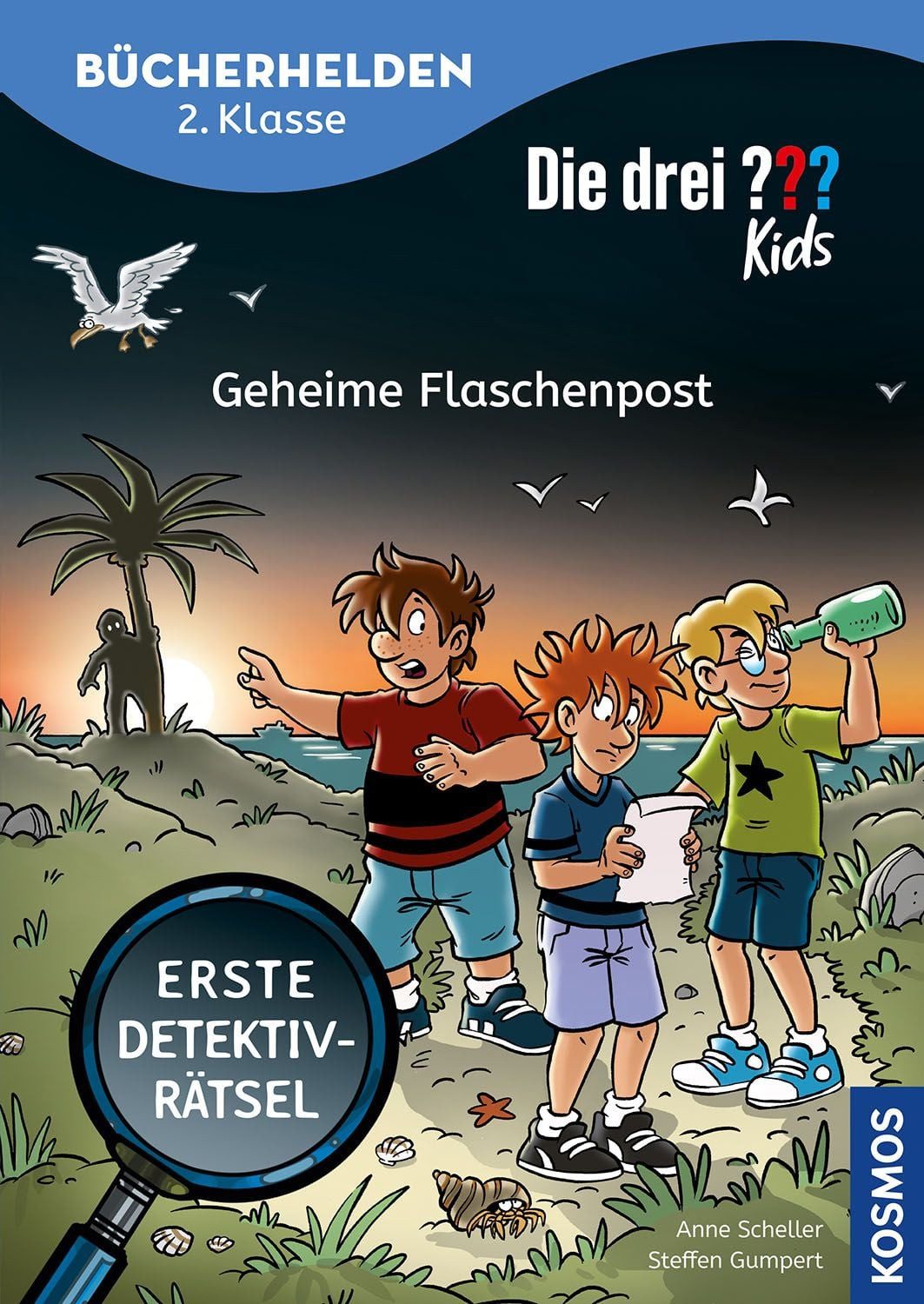 Die drei ??? Kids, Bücherhelden 2. Klasse, Geheime Flaschenpost / Anne Scheller