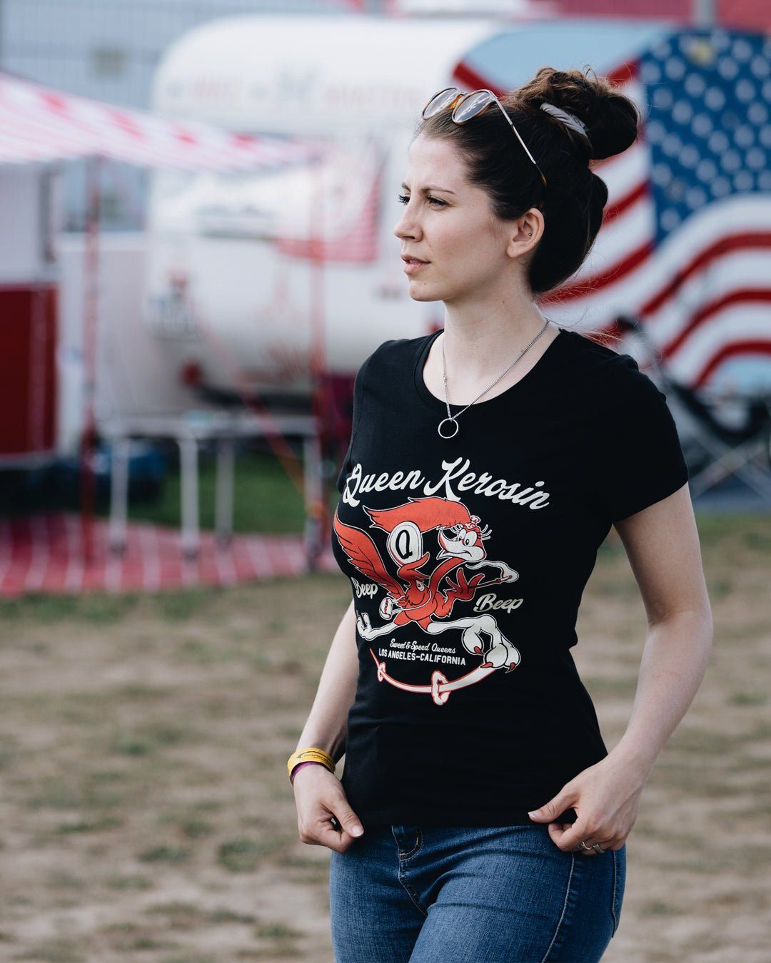 QueenKerosin T-Shirt Beep Beep (1-tlg) mit günstig online kaufen