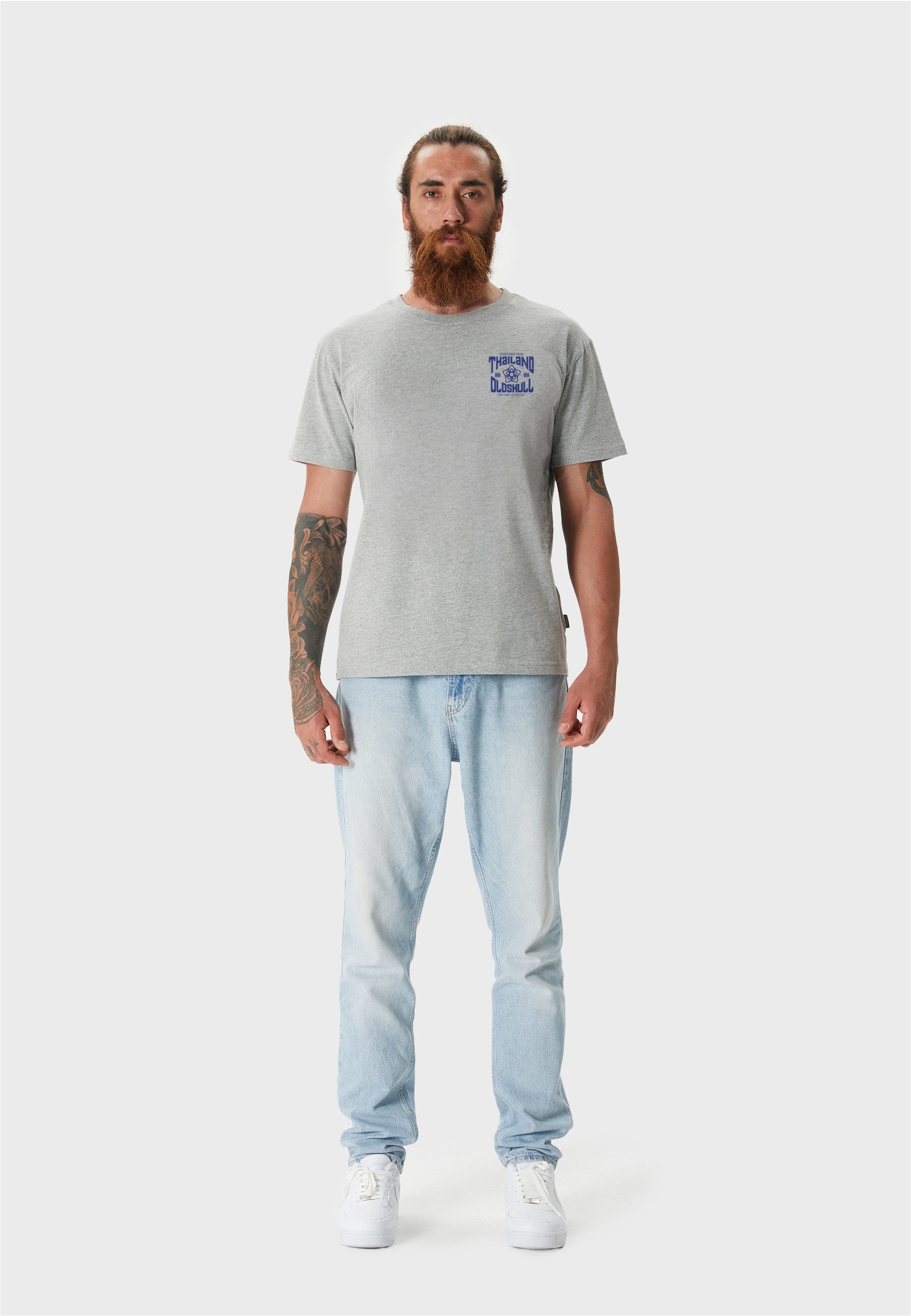 Oldskull T-Shirt Asian Sawadtee (1-tlg) mit coolem Print