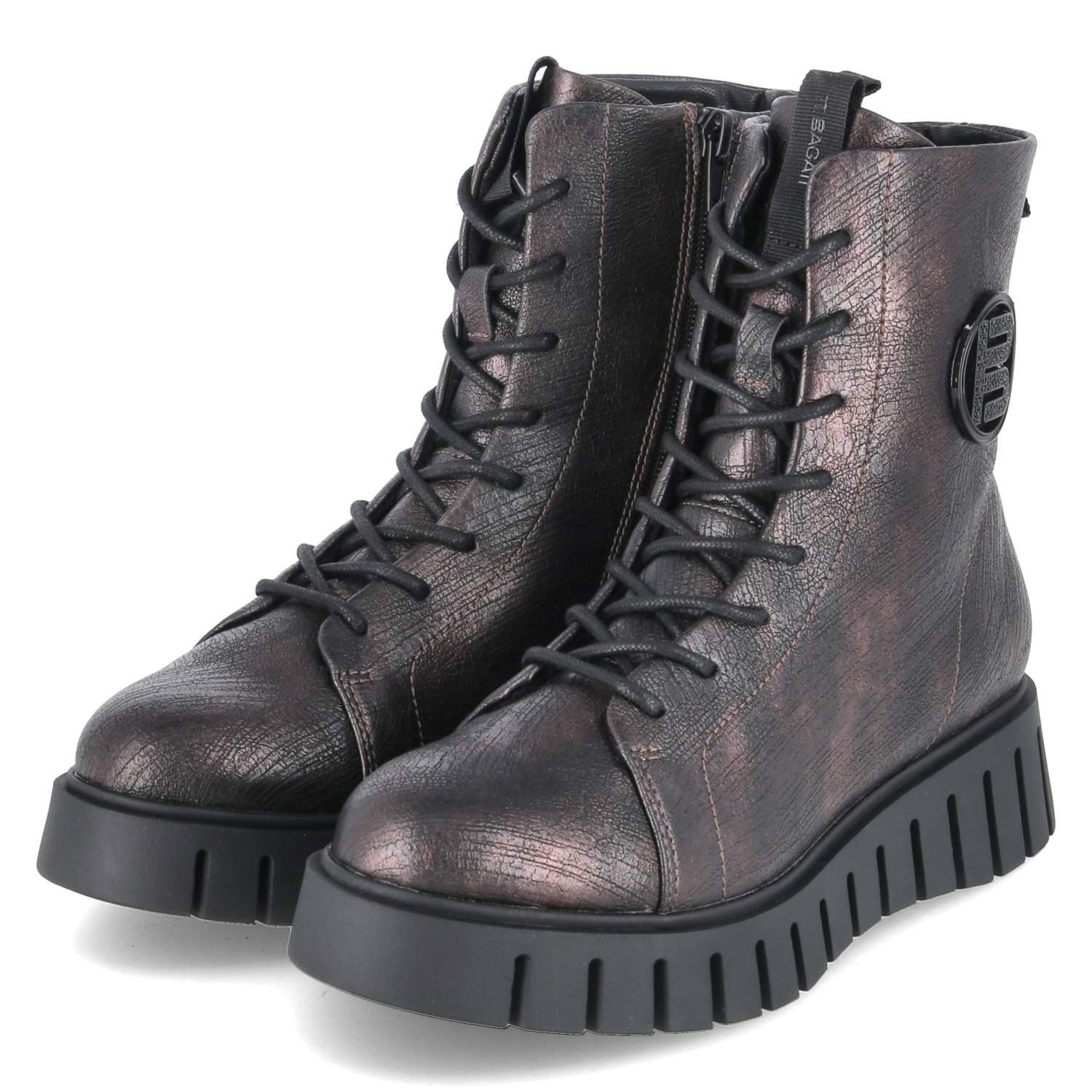 BAGATT TT.Bagatt D31AO1355900-1031 Damen Synthetik schwarz Schnürstiefel