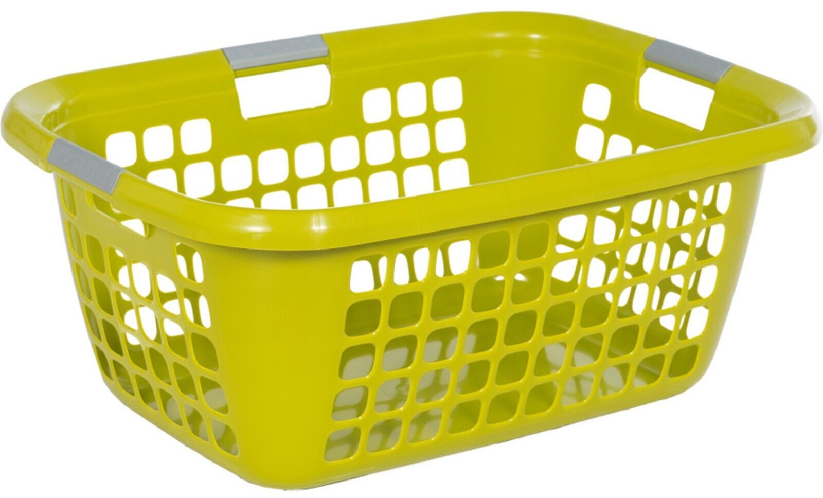 Teko-plastic Wäschekorb Plastik Kunststoff Korb 3 Griffen 50 Liter, Mit 3 Griffen