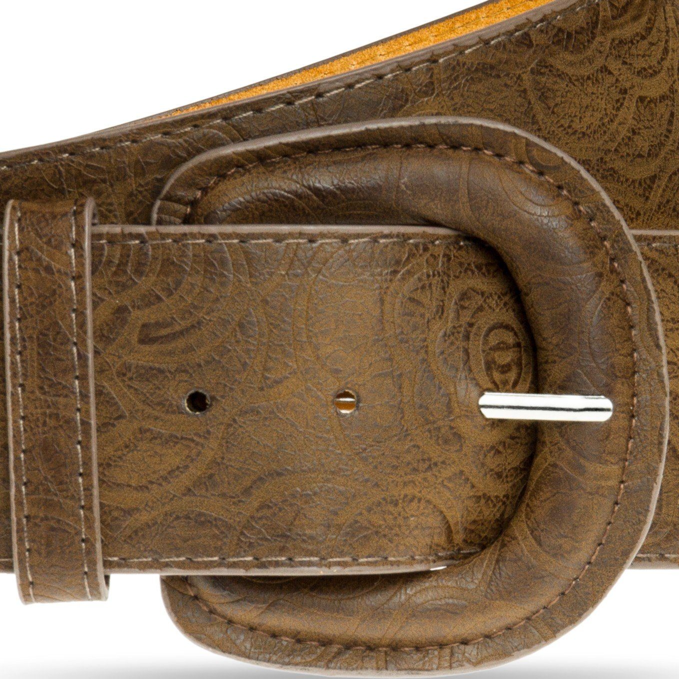 Caspar Taillengürtel Caspar GU295 breiter Damen Taillengürtel mit großer Sc günstig online kaufen